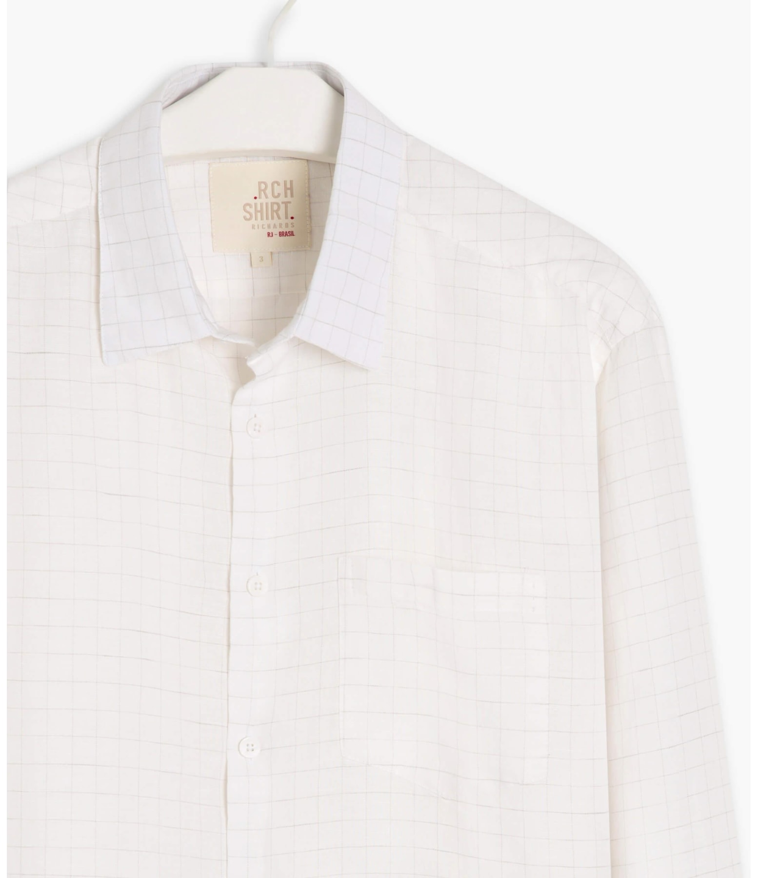 Camisa Linho  Apollo Cinza Claro