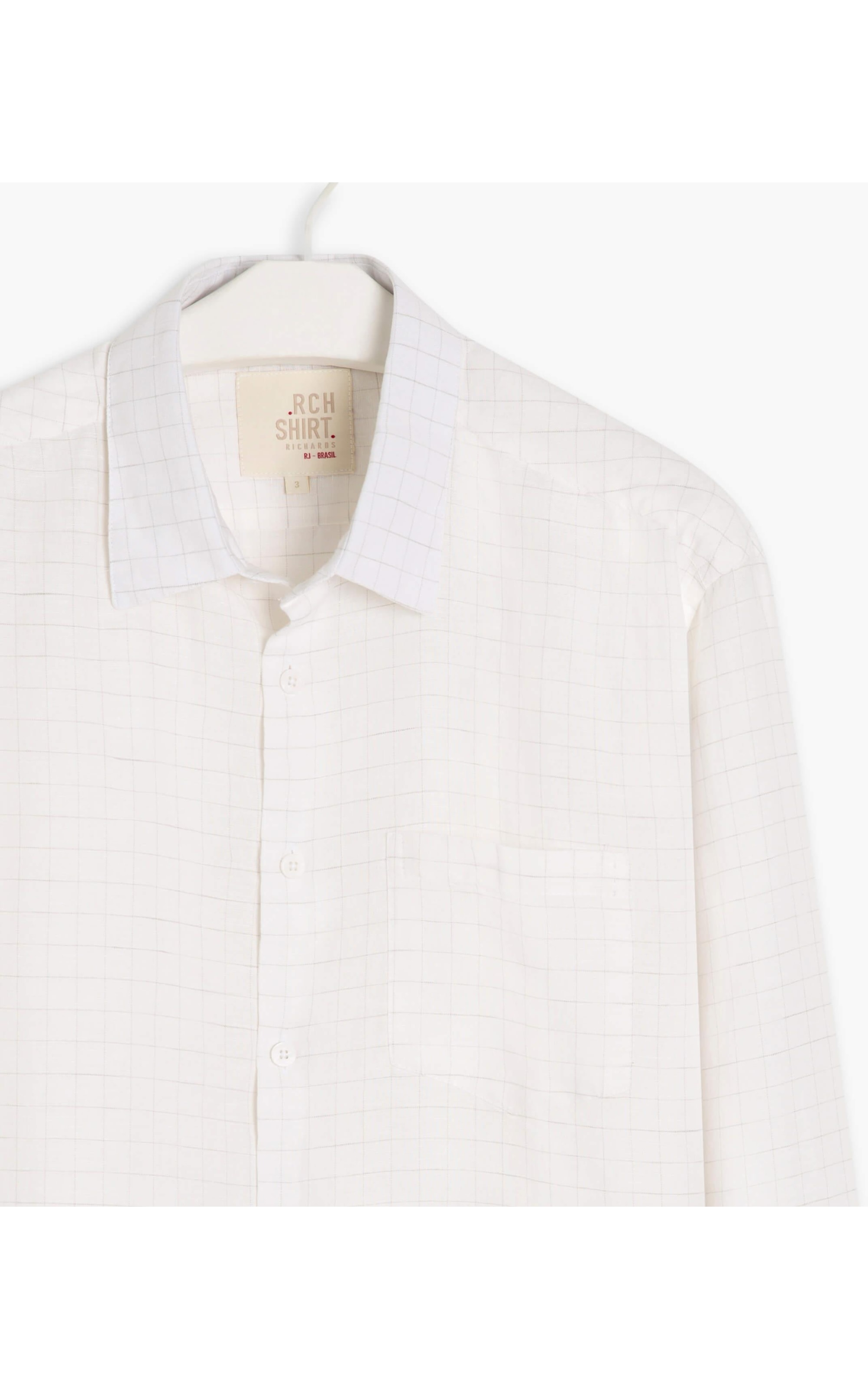 Camisa Linho  Apollo Cinza Claro