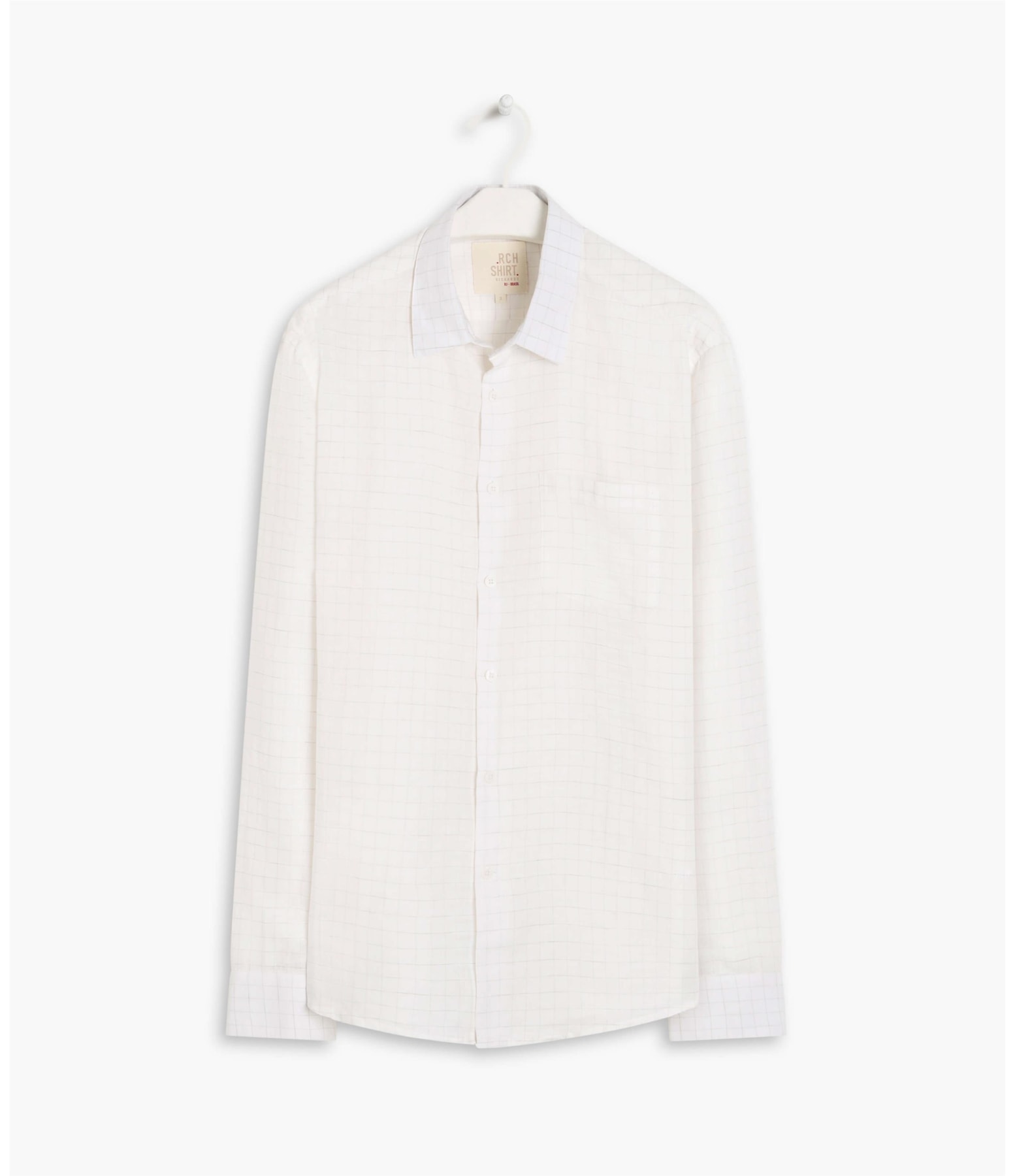 Camisa Linho  Apollo Cinza Claro