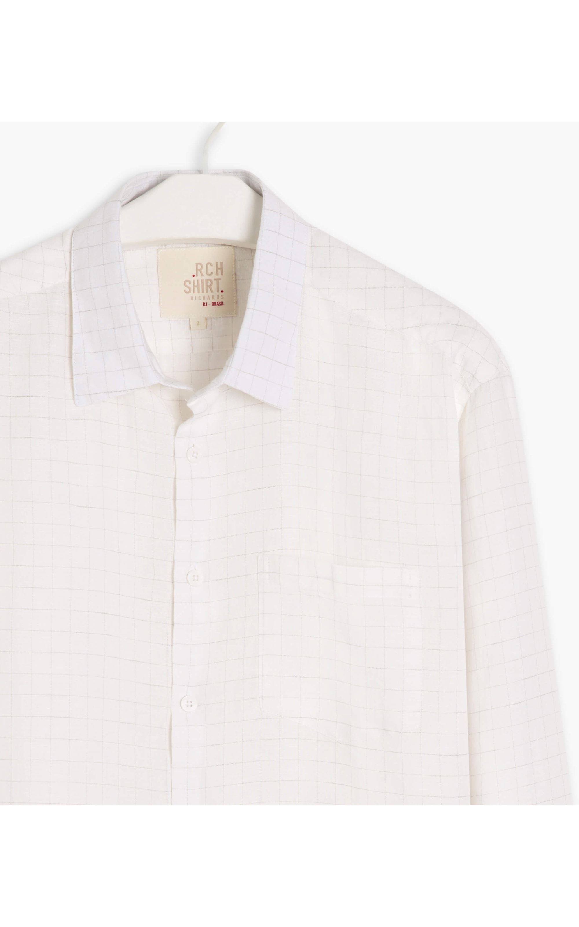 Camisa Linho  Apollo Cinza Claro