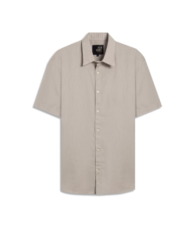 Camisa Linho Areia Seca