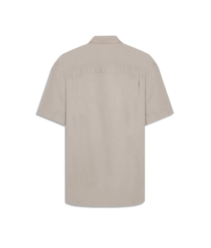 Camisa Linho Areia Seca