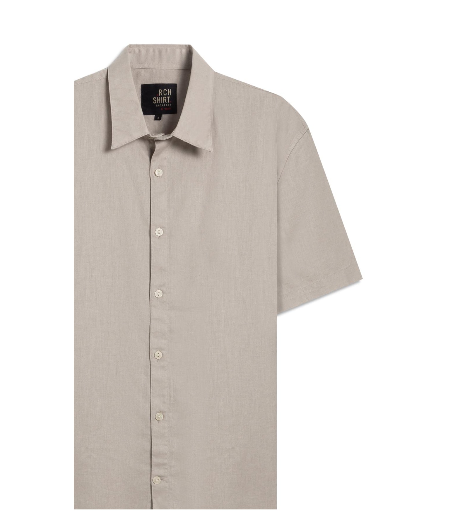 Camisa Linho Areia Seca