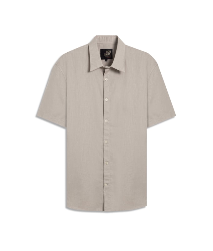 Camisa Linho Areia Seca