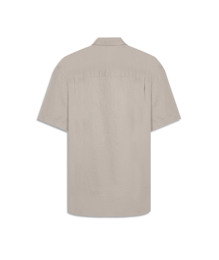Camisa Linho Areia Seca