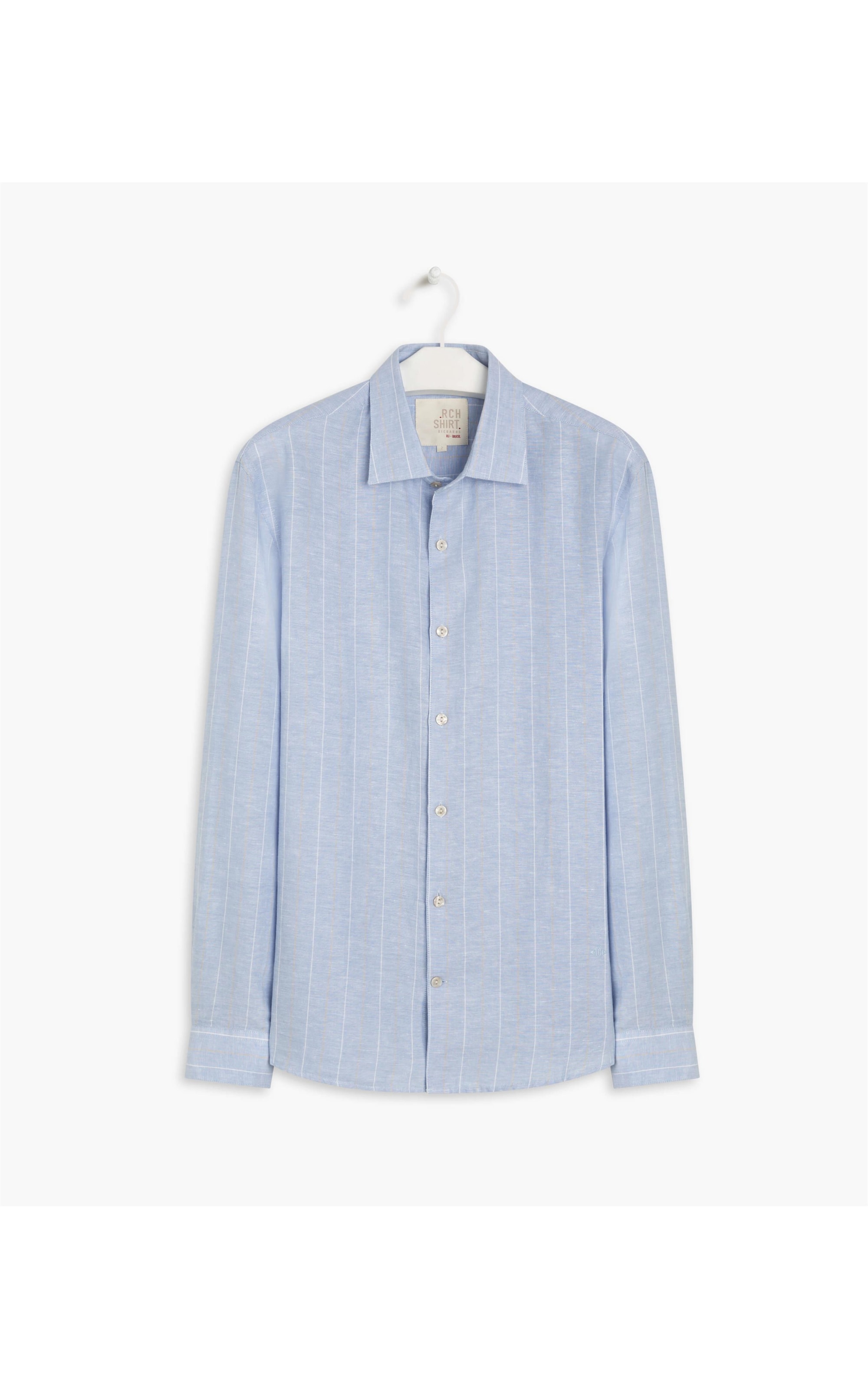Camisa Linho  Arthur Azul Bic