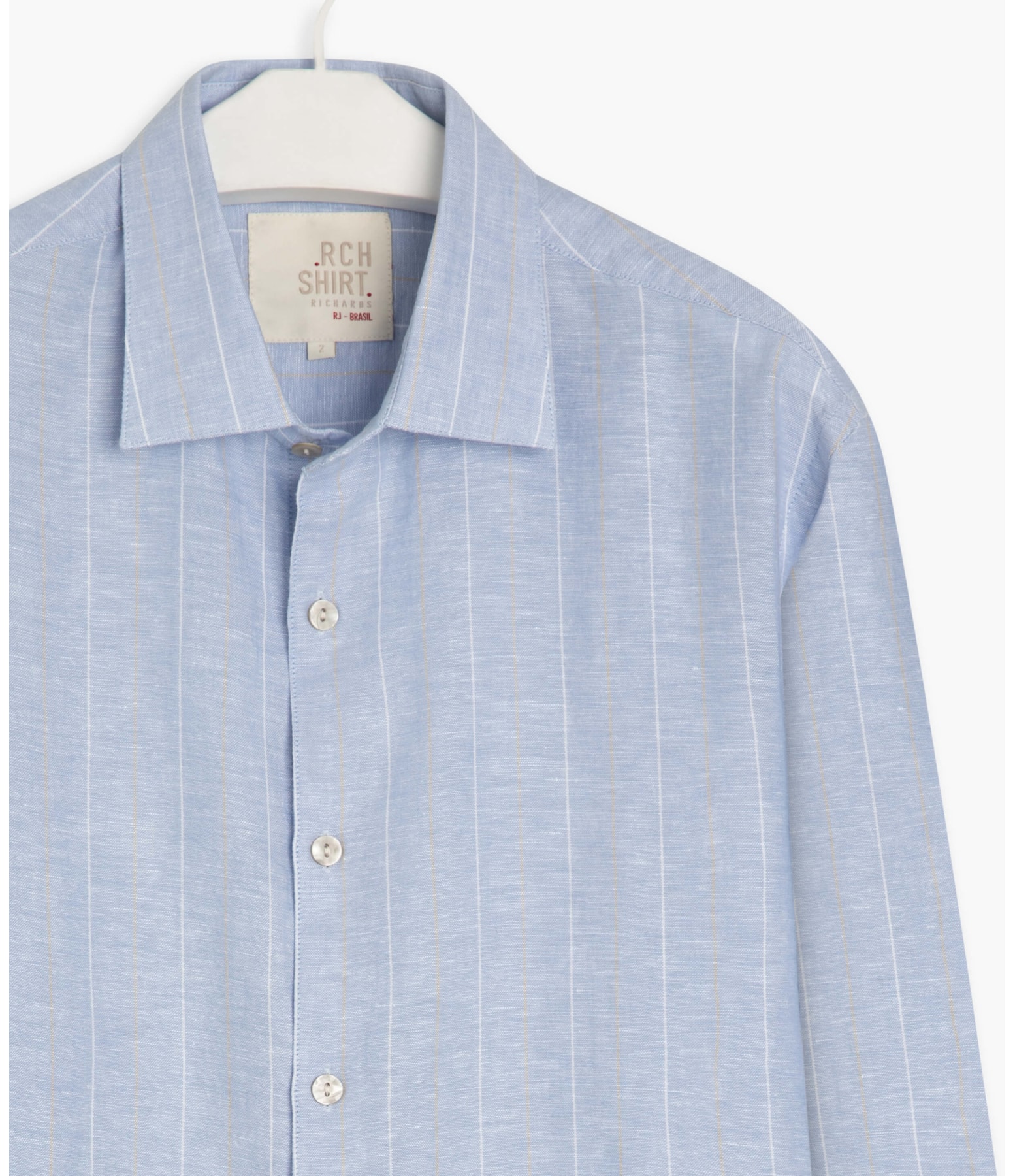 Camisa Linho  Arthur Azul Bic