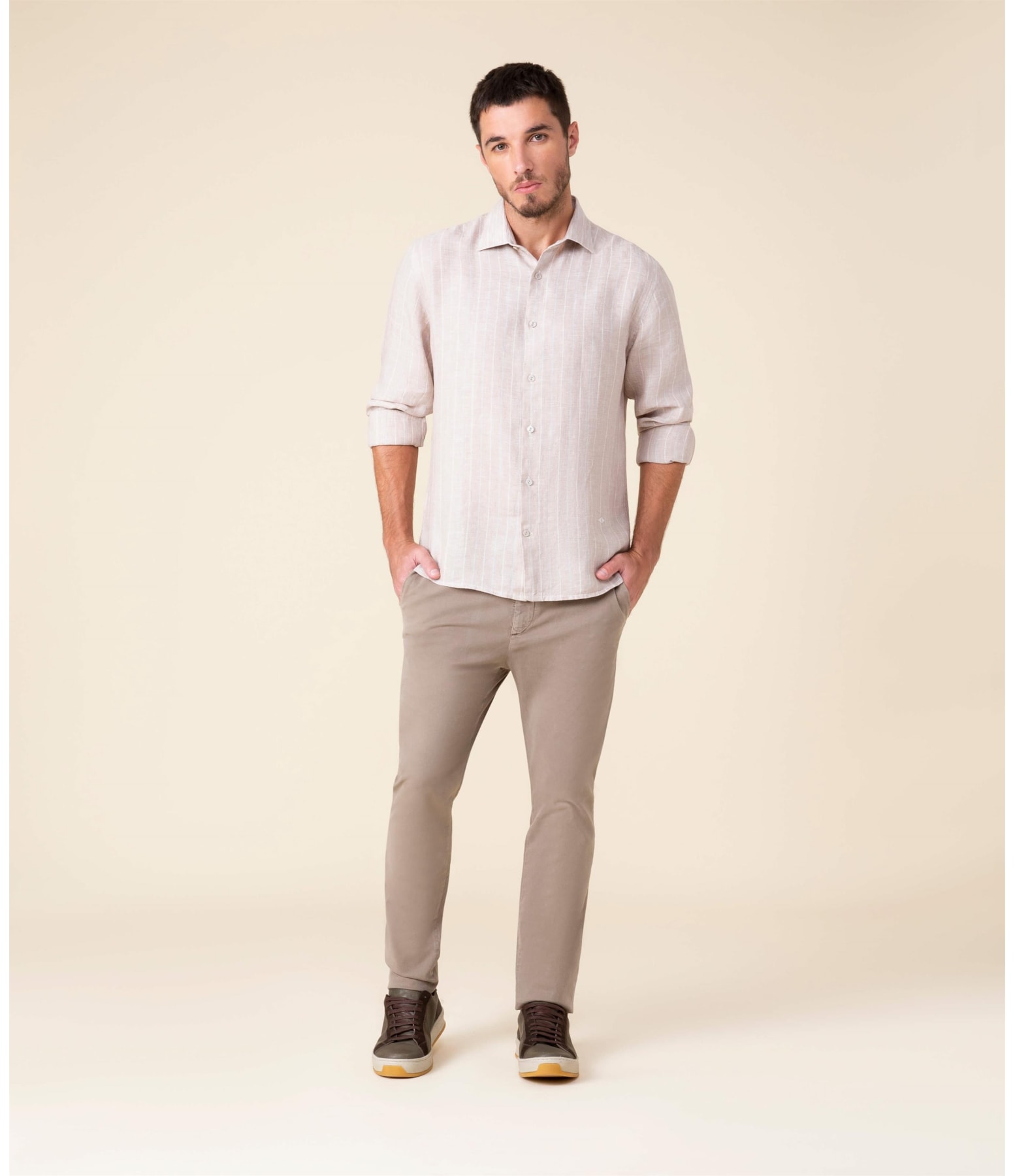 Camisa Linho  Arthur Natural