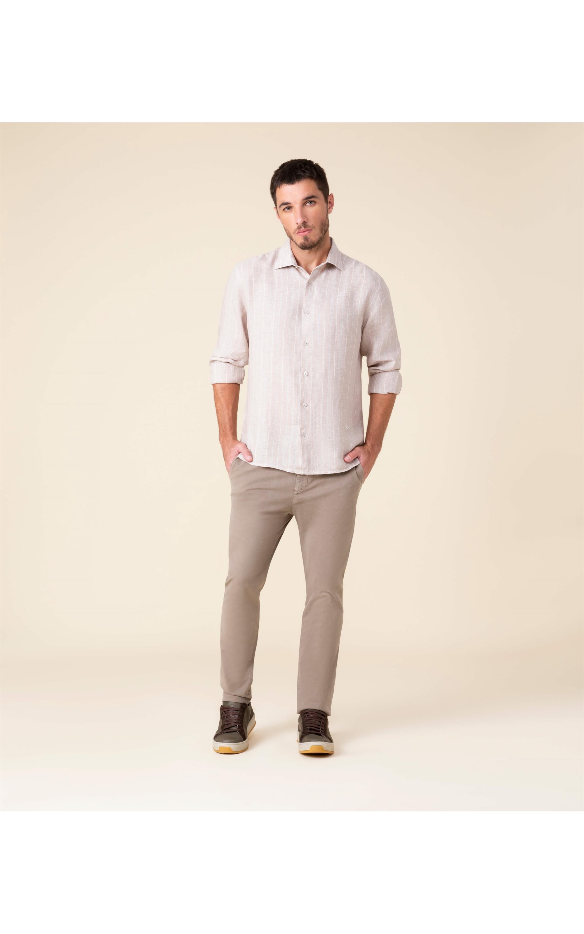 Camisa Linho  Arthur Natural