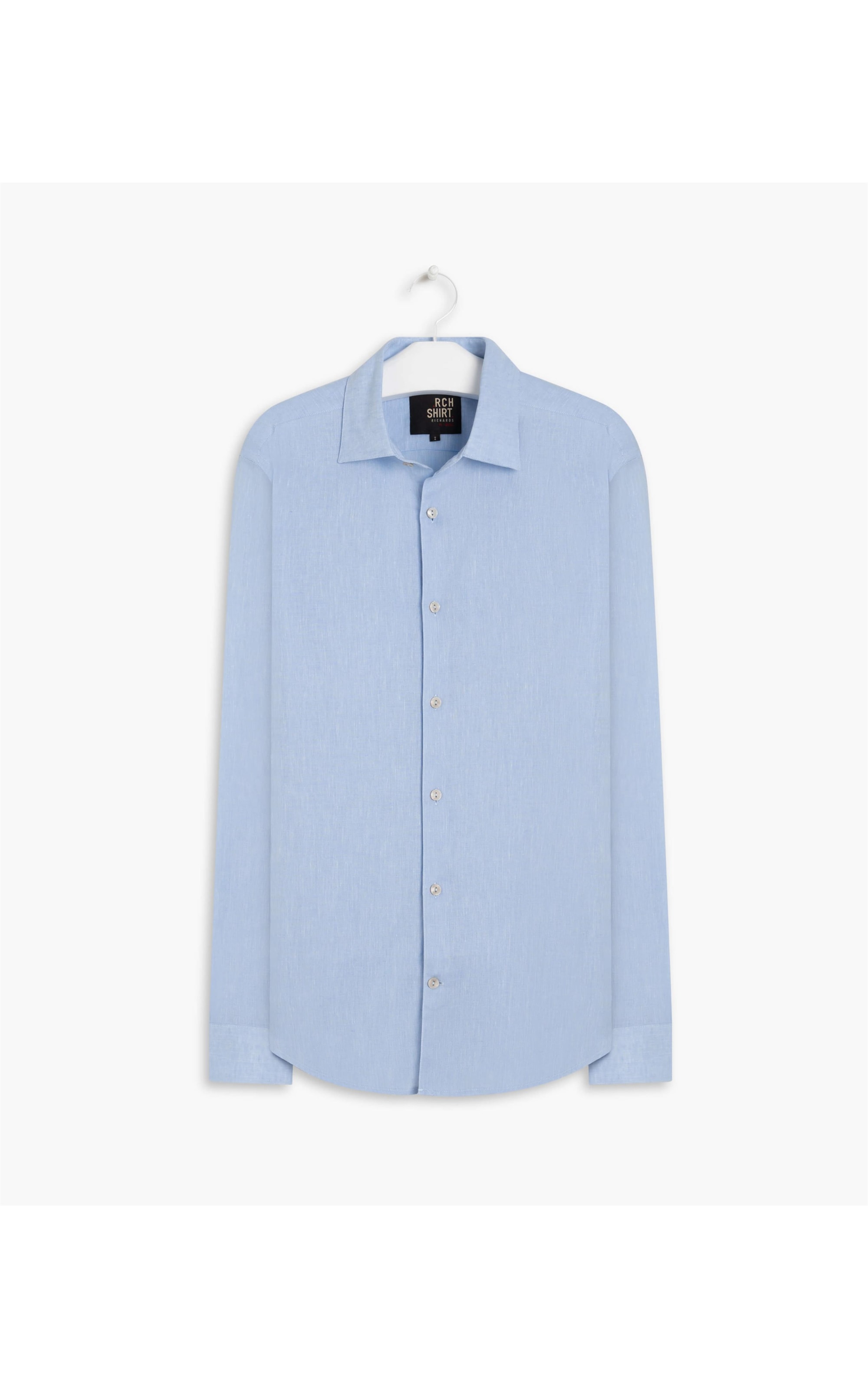Camisa Linho Azul Bic