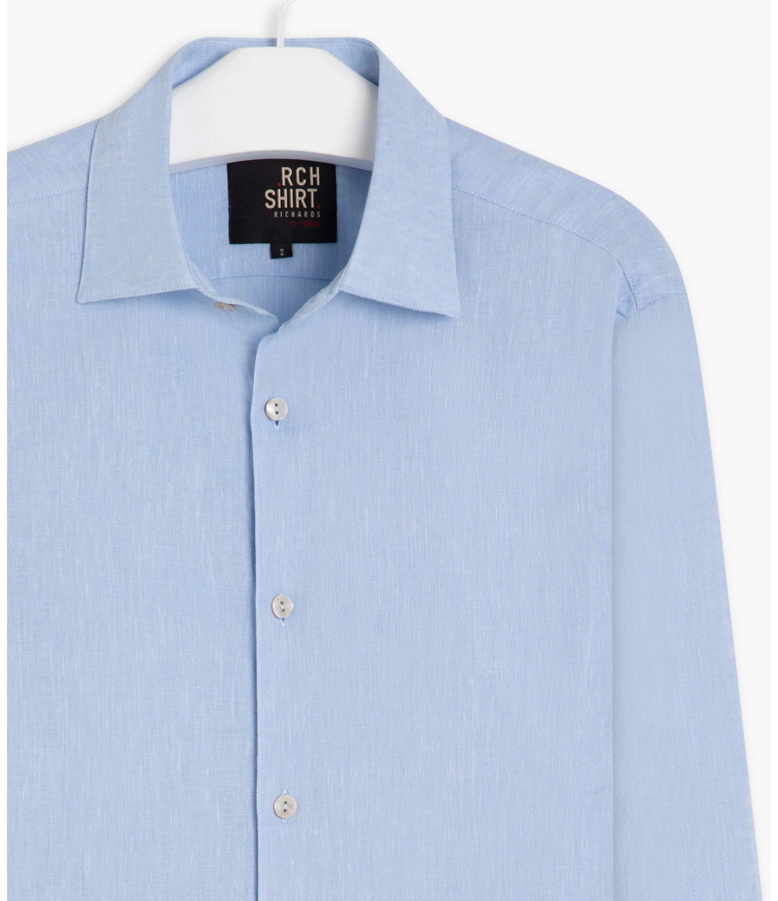 Camisa Linho Azul Bic
