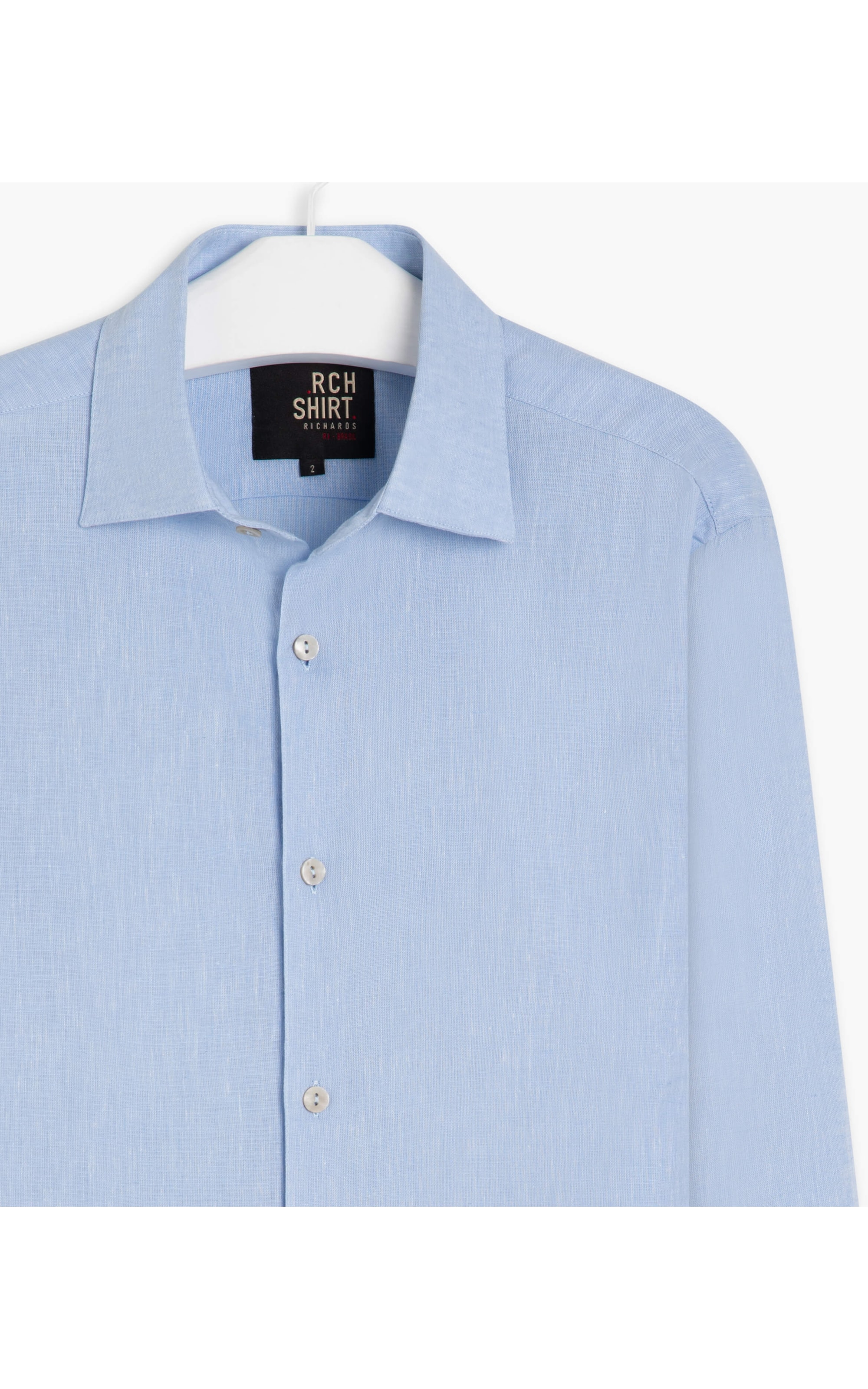 Camisa Linho Azul Bic