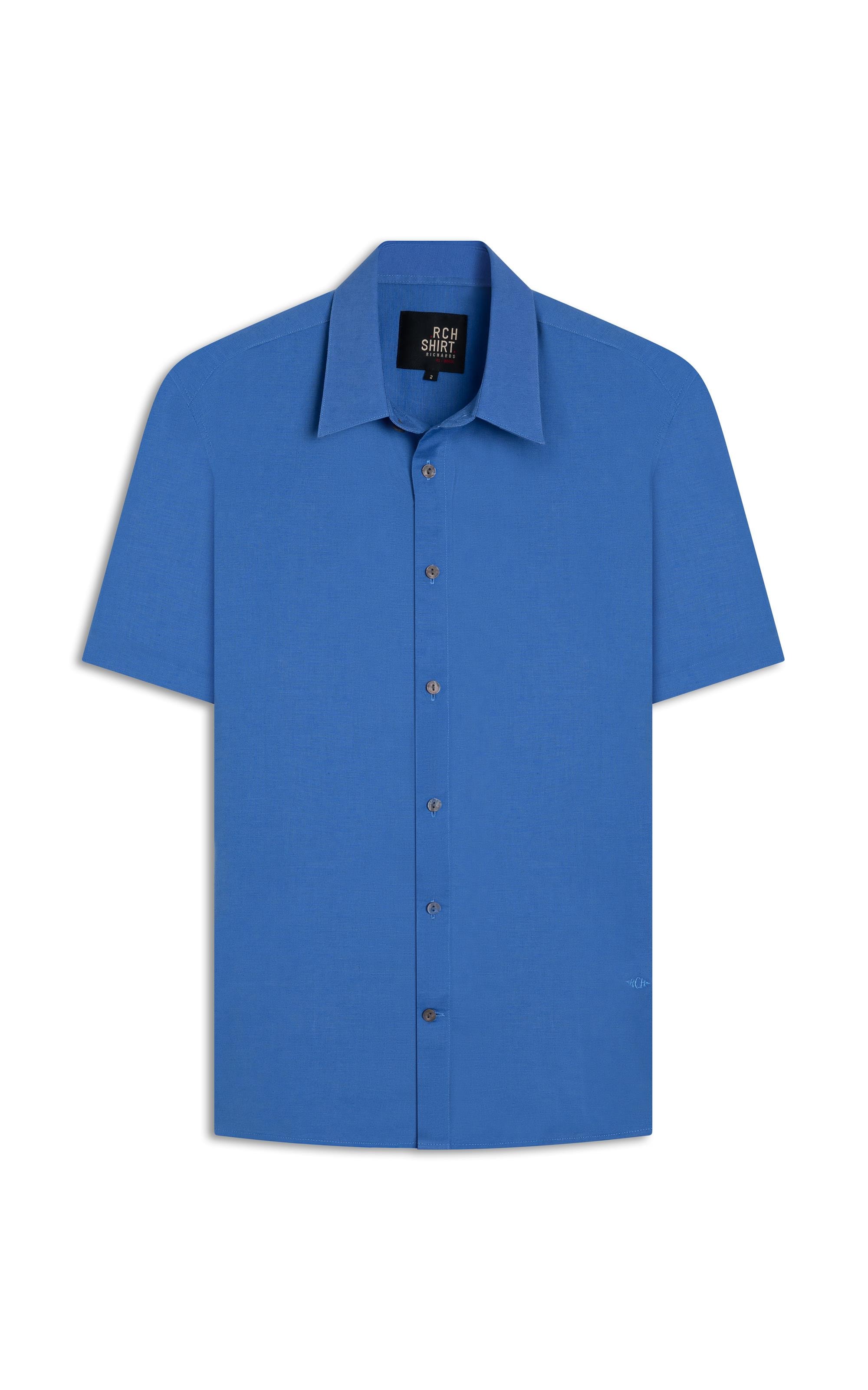 Camisa Linho Azul Bic