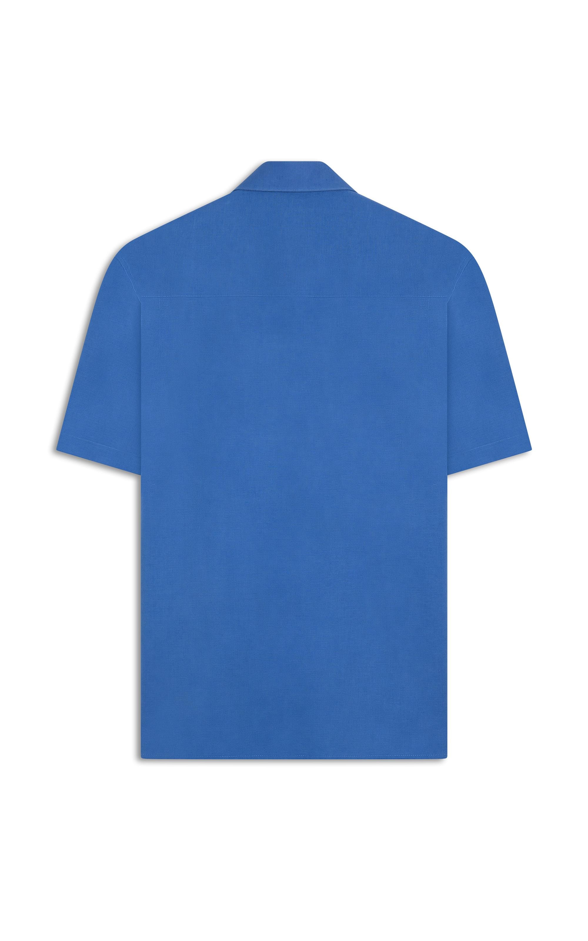 Camisa Linho Azul Bic