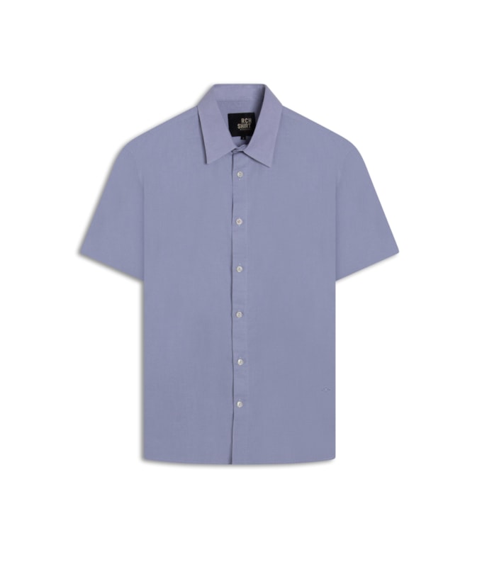 Camisa Linho Azul Claro