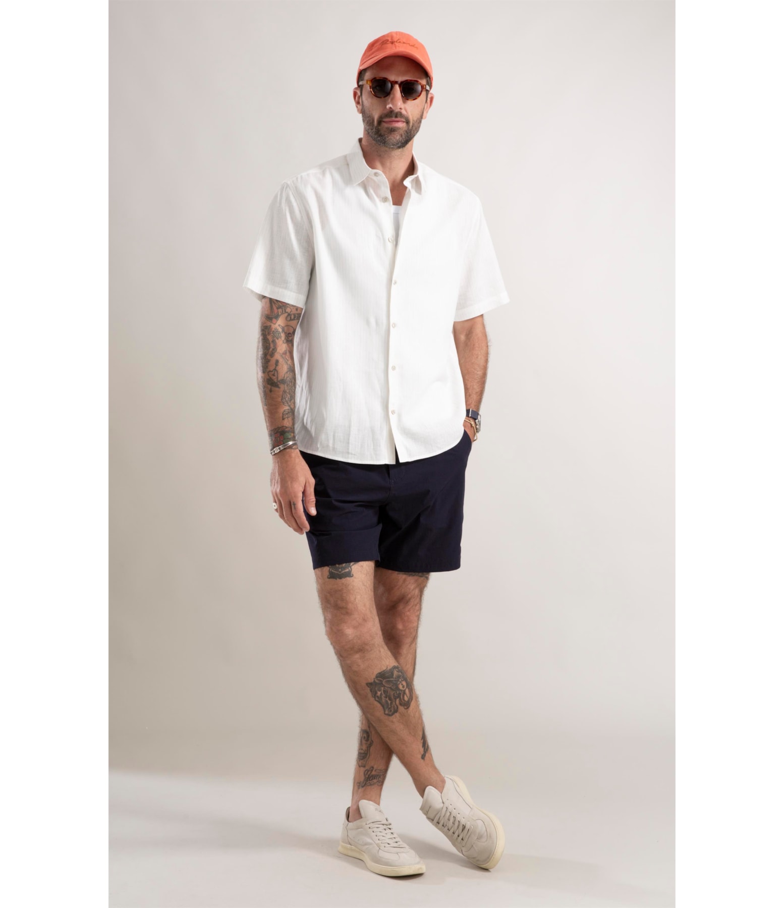 Camisa Linho Azul Claro