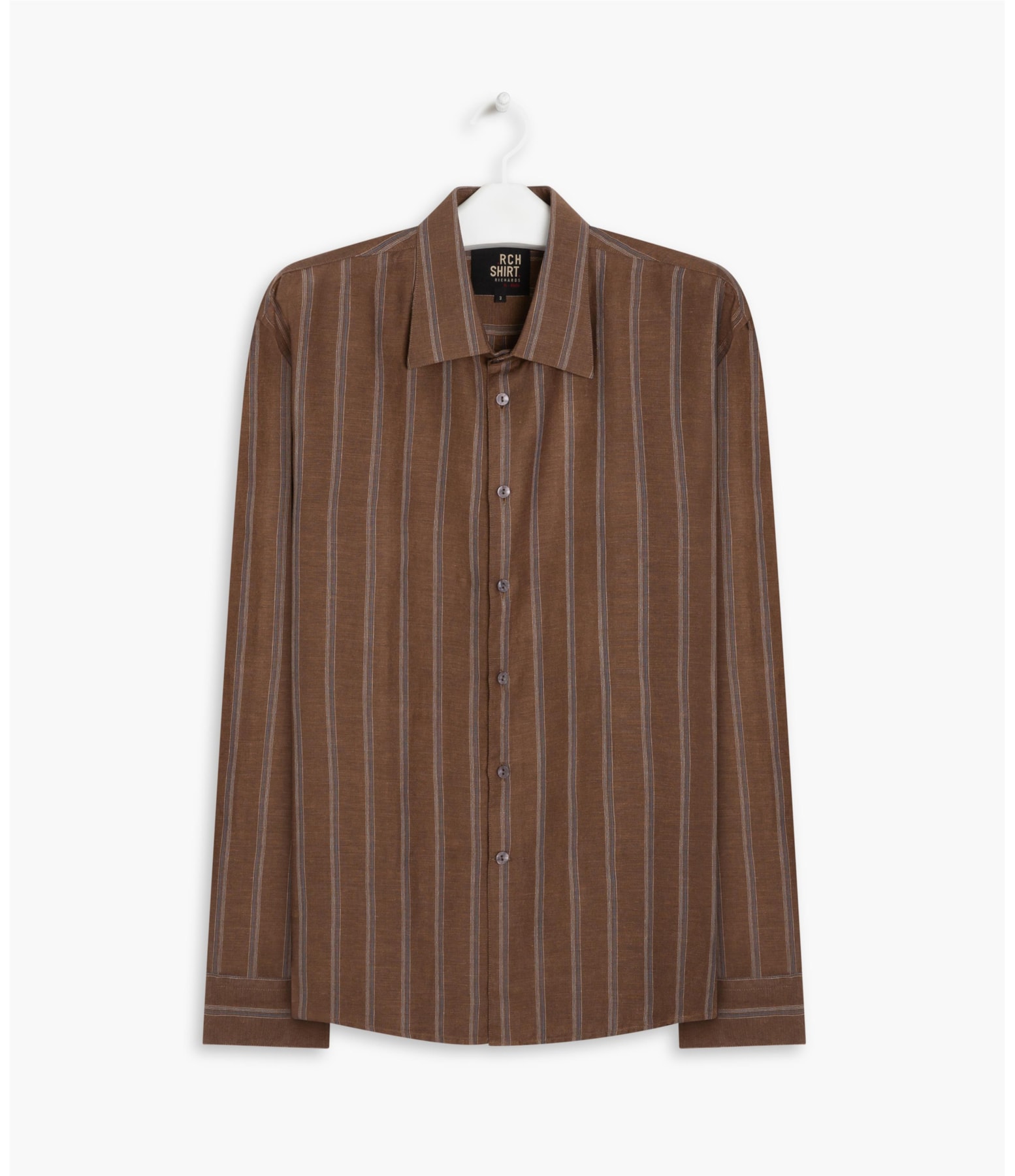 Camisa Linho  Bali Ml Marrom