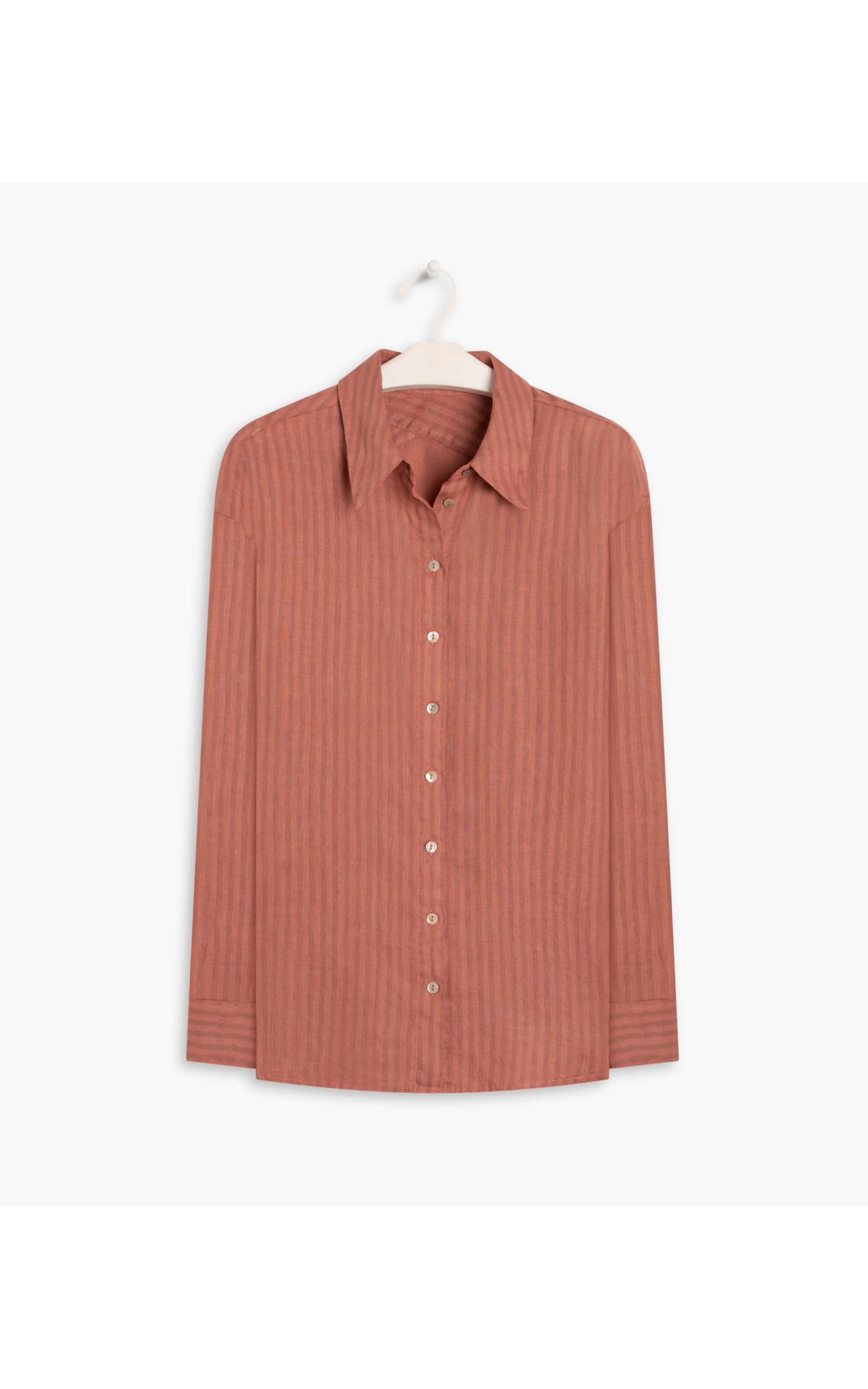 Camisa Linho  Berlim Coral