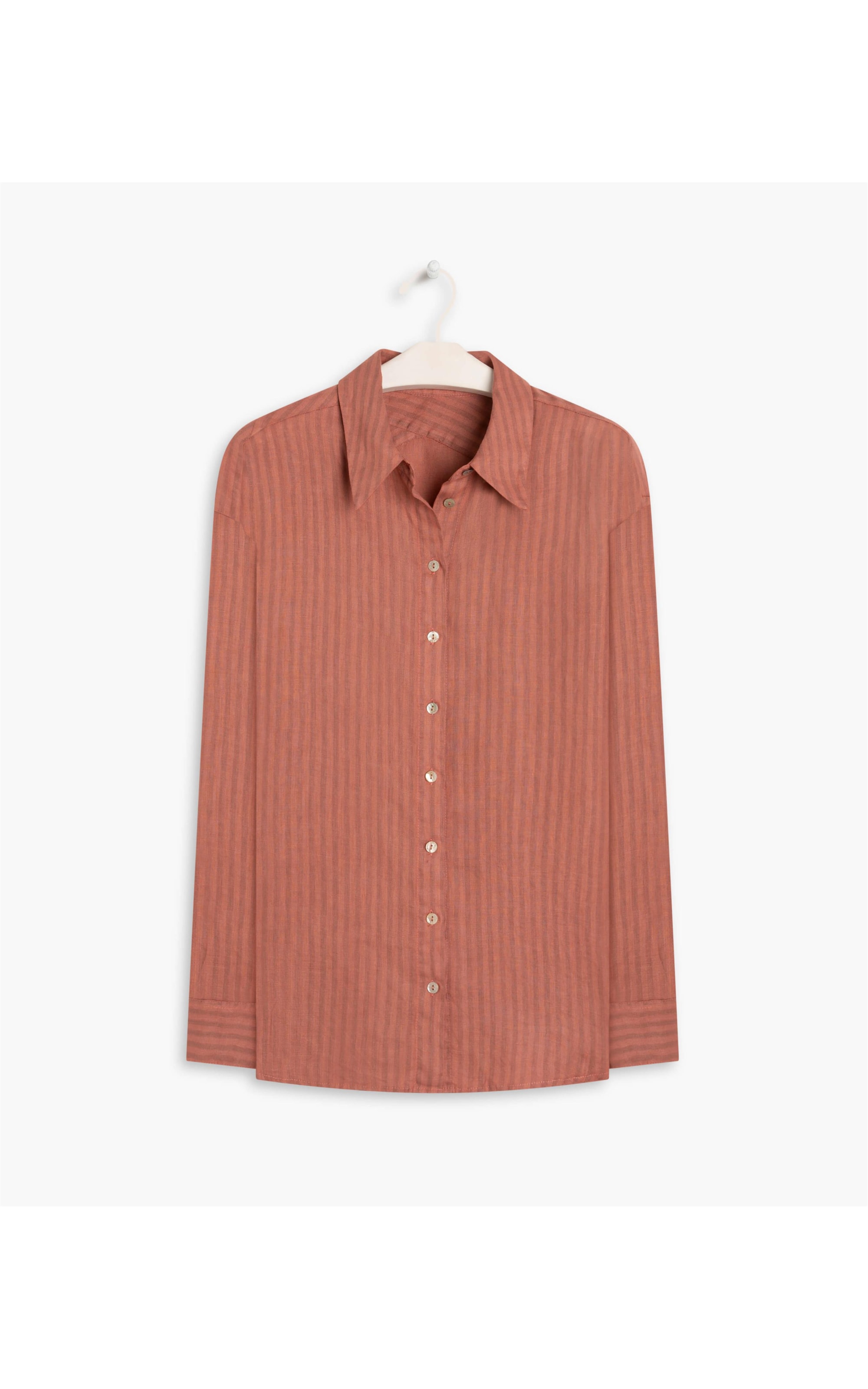 Camisa Linho  Berlim Coral