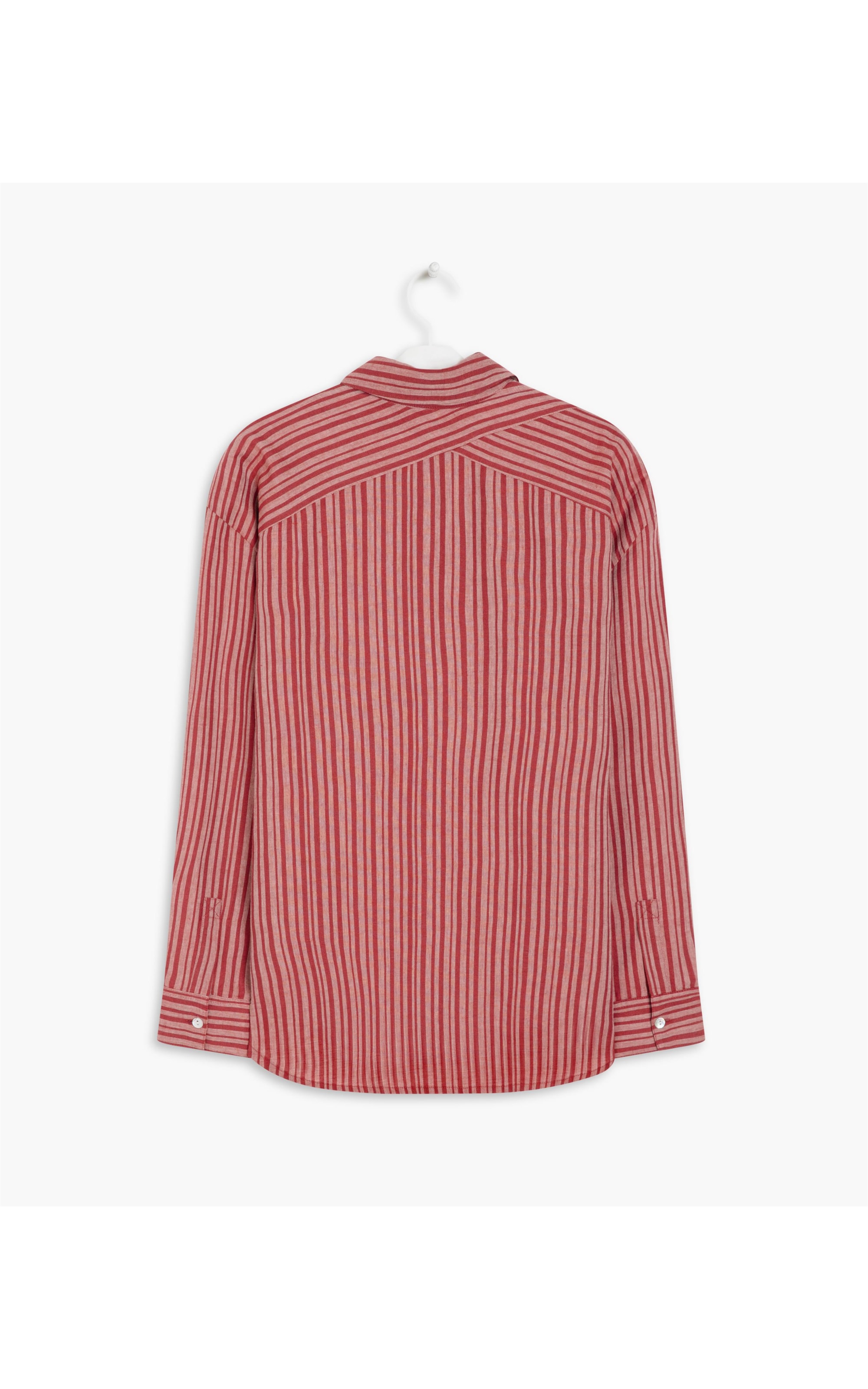 Camisa Linho  Berlim Stripe Terra
