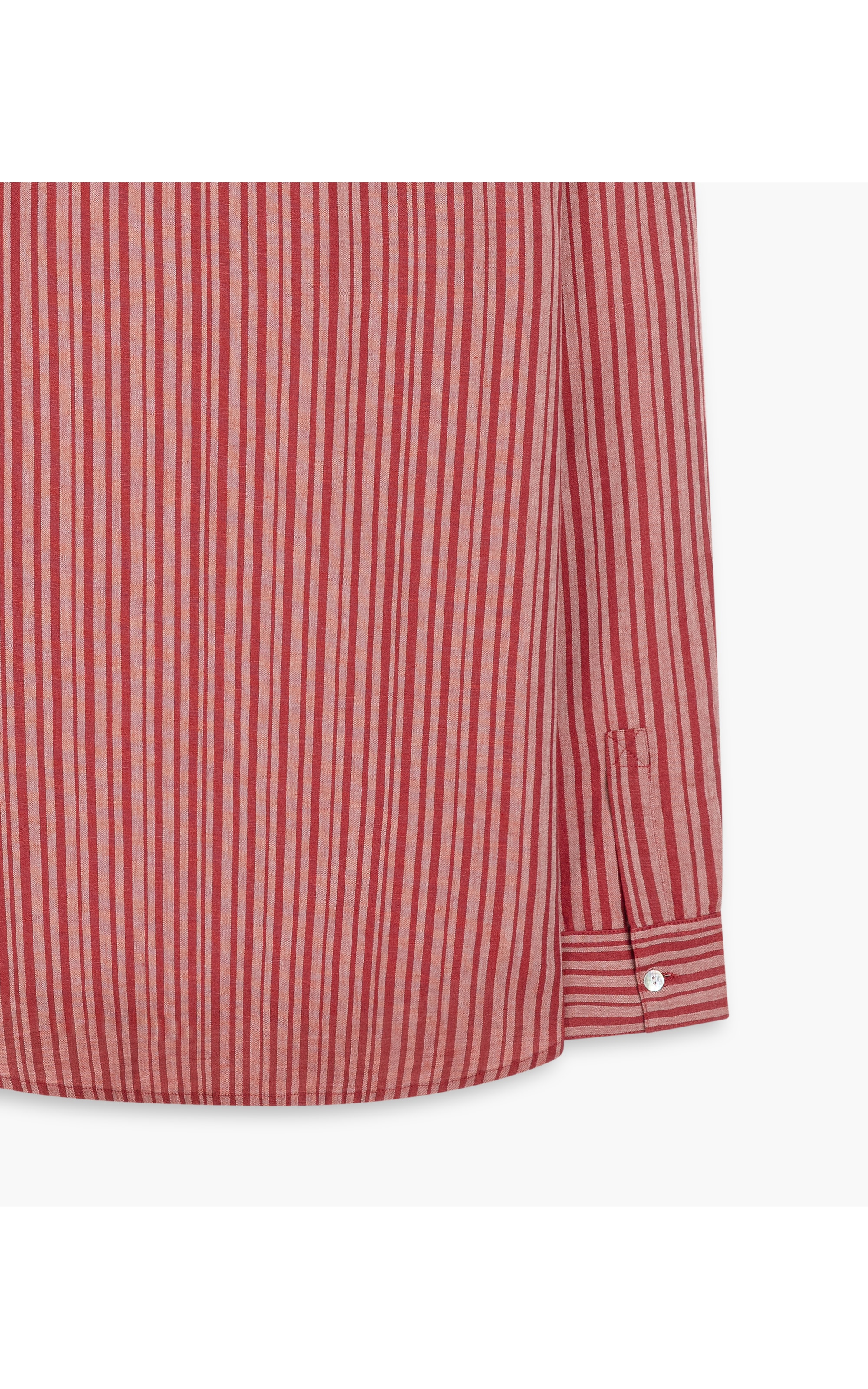 Camisa Linho  Berlim Stripe Terra