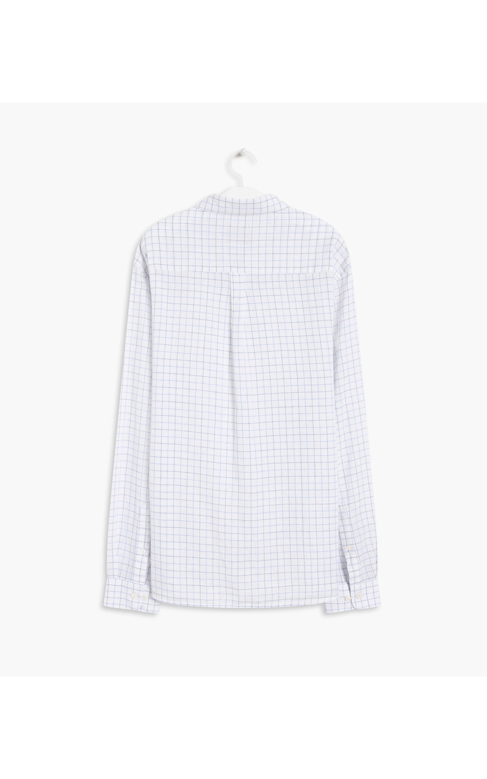Camisa Linho  Bernardo Azul Bic