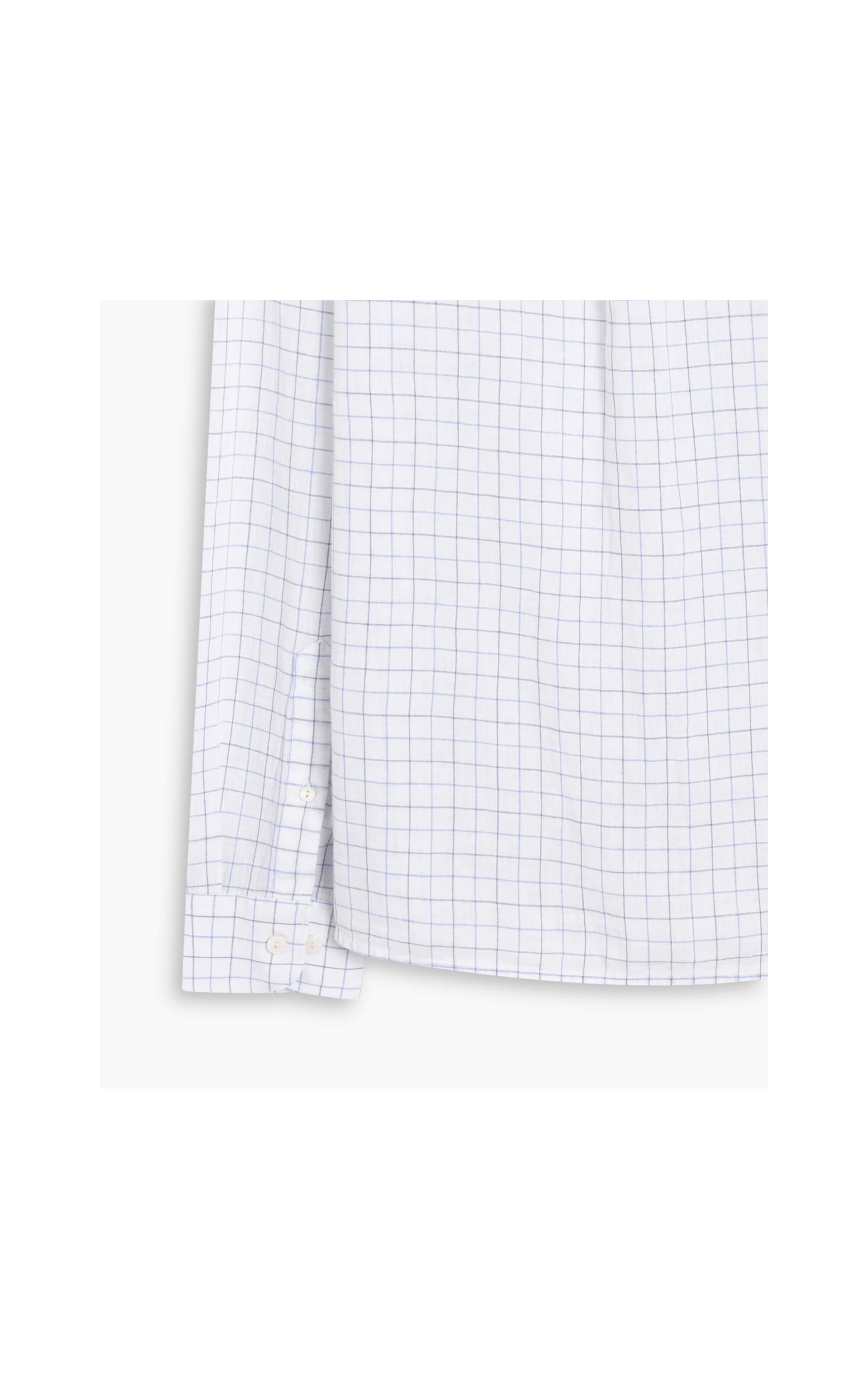 Camisa Linho  Bernardo Azul Bic