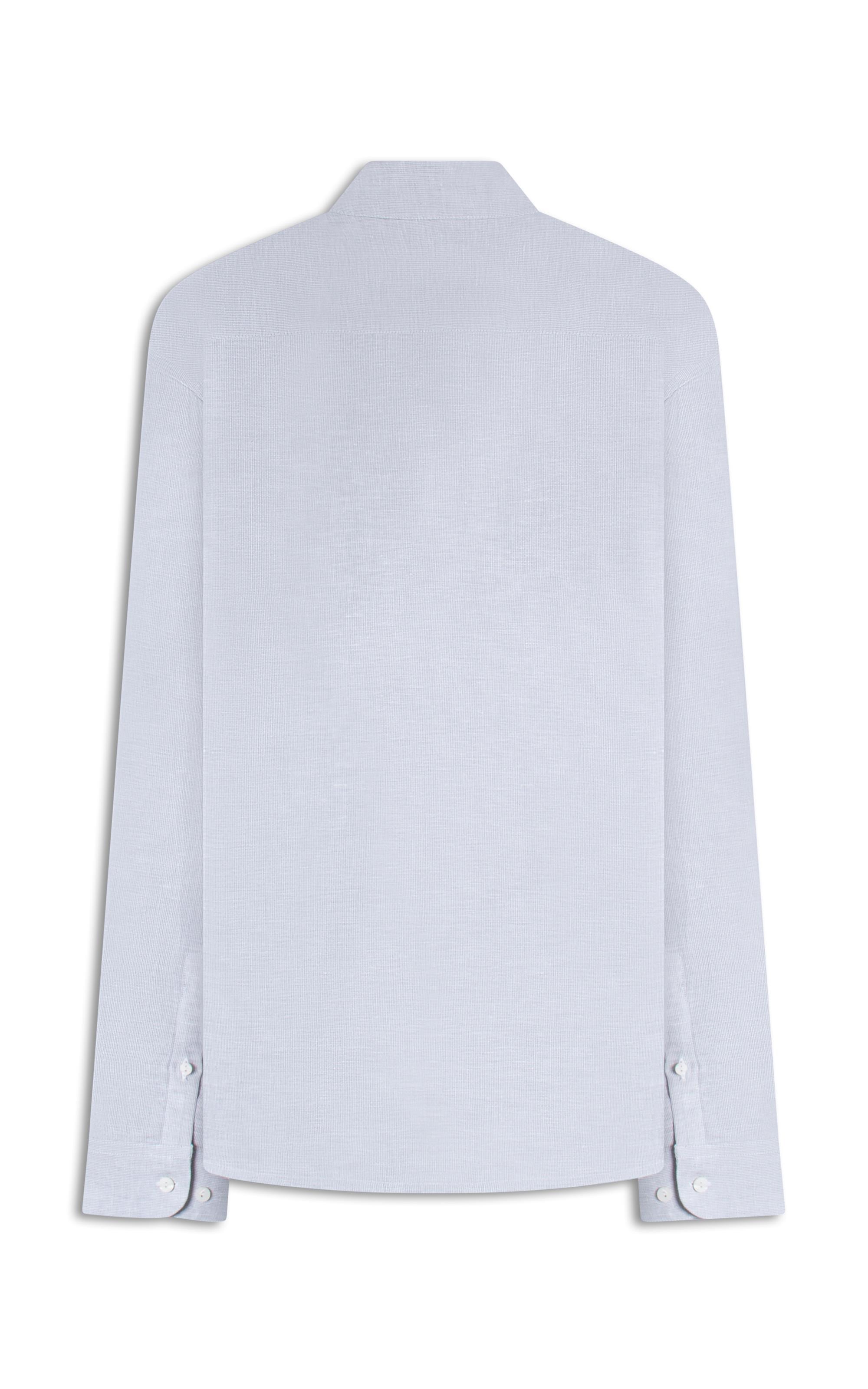 Camisa Linho Blend Alexandre Ml Gelo