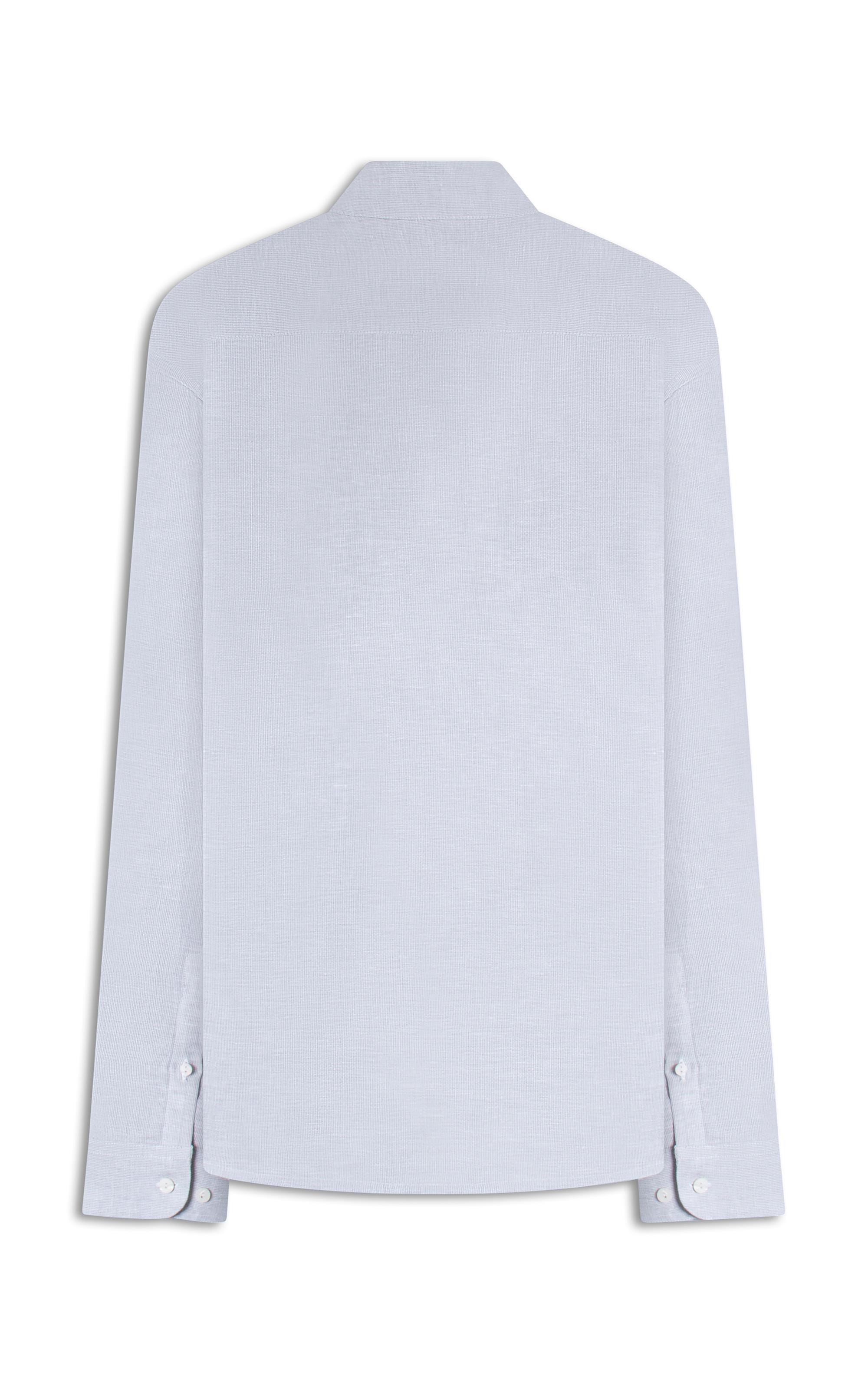 Camisa Linho Blend Alexandre Ml Gelo