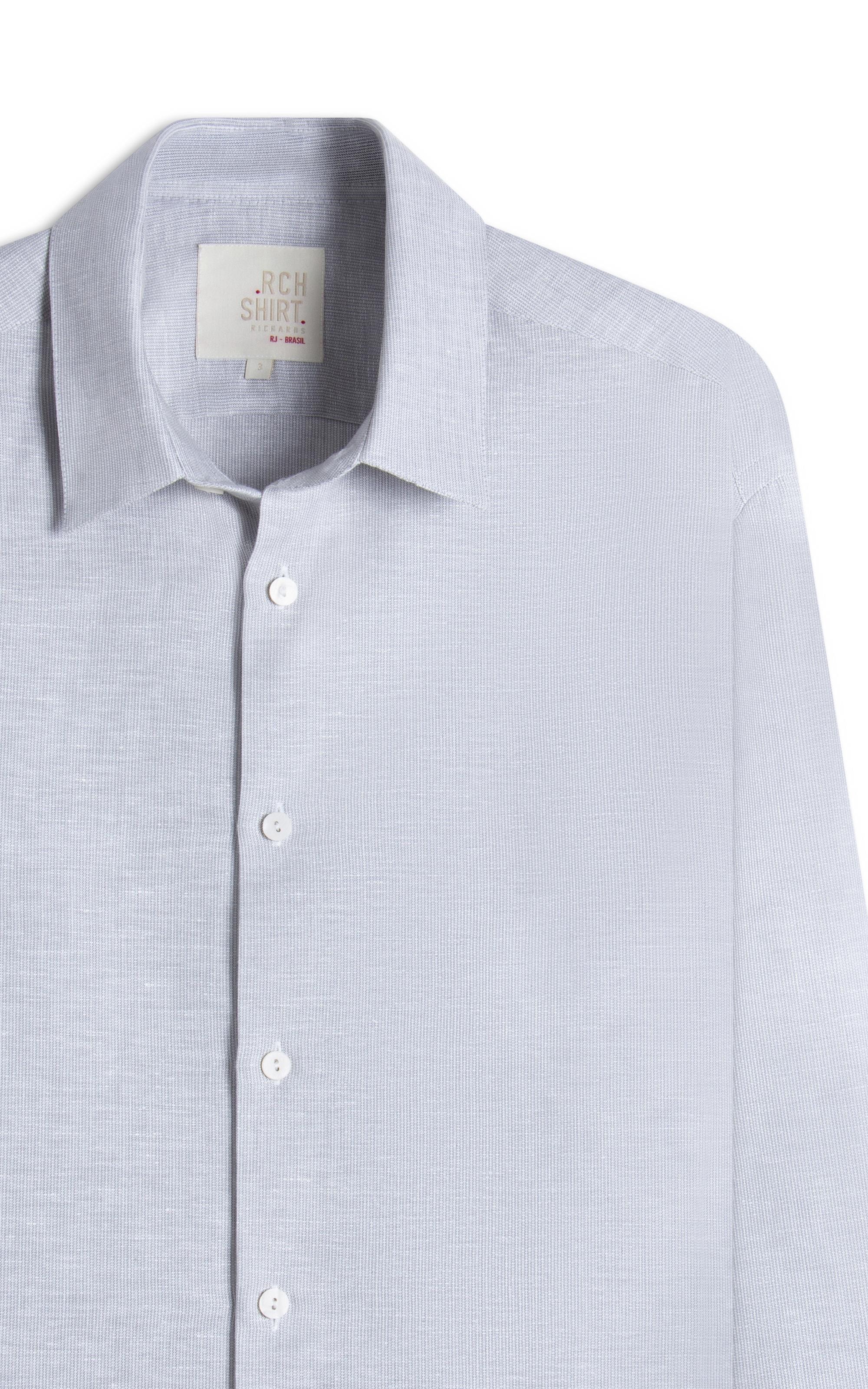 Camisa Linho Blend Alexandre Ml Gelo