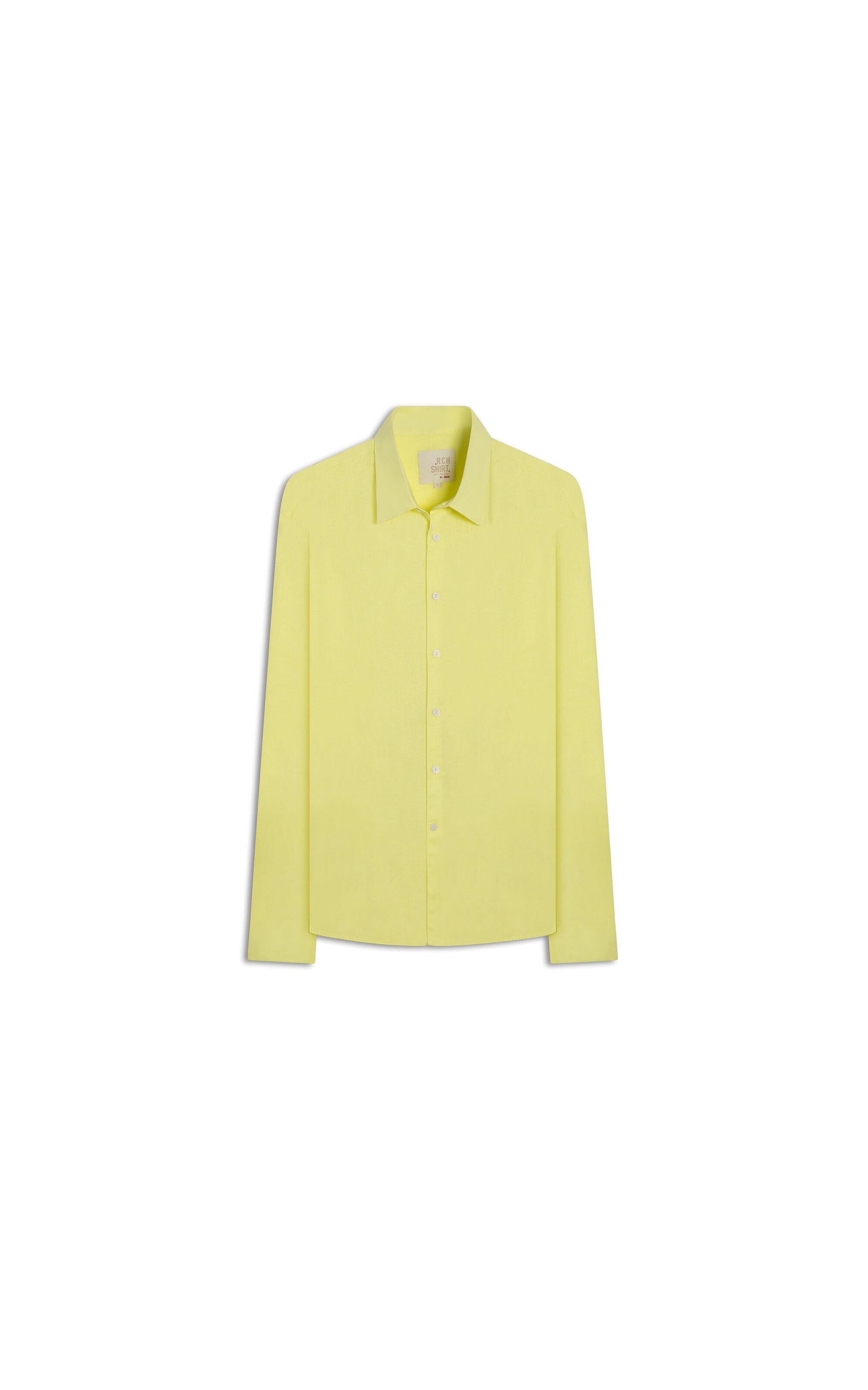 Camisa Linho Blend Amarelo