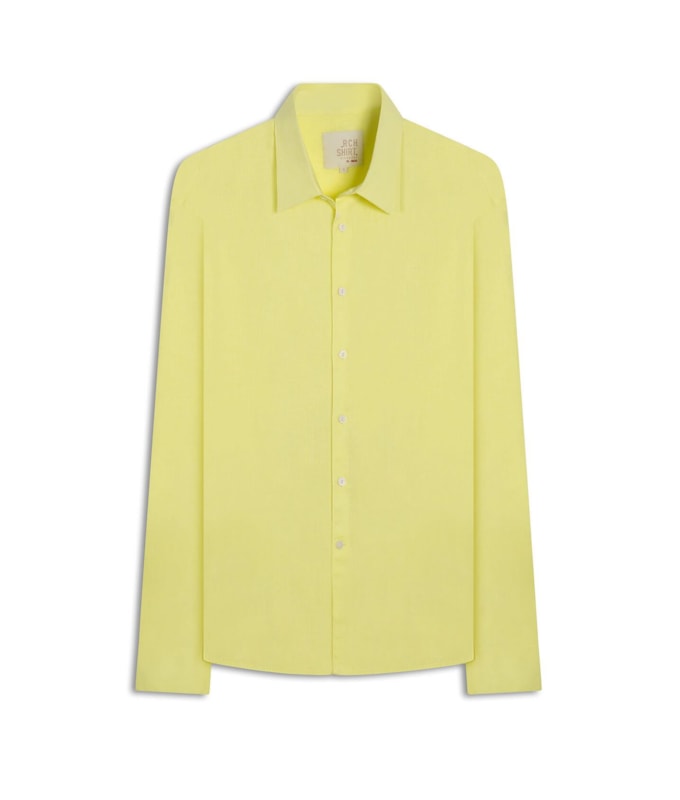 Camisa Linho Blend Amarelo