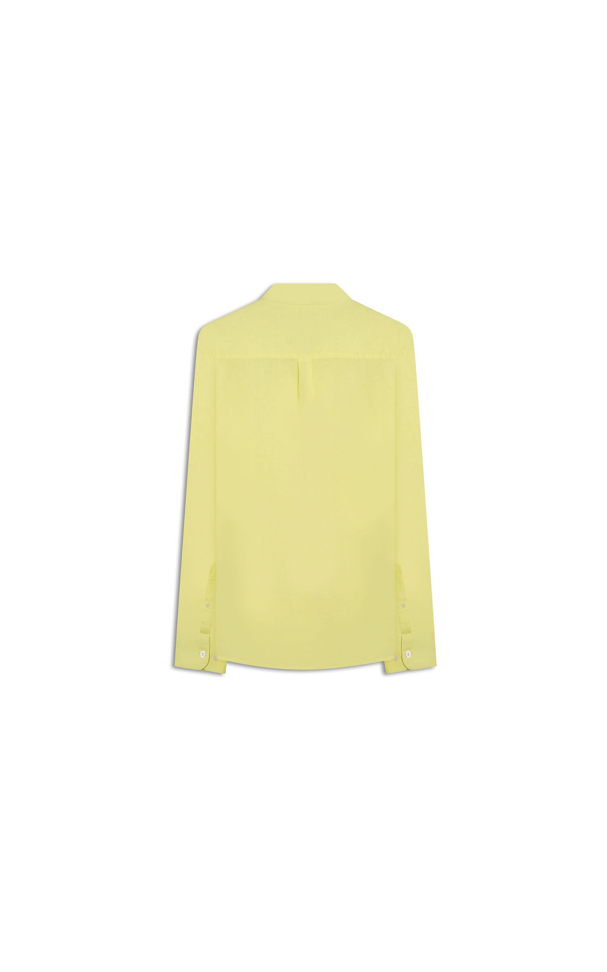 Camisa Linho Blend Amarelo