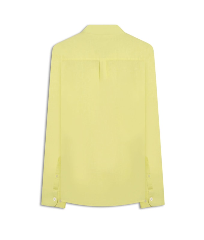 Camisa Linho Blend Amarelo