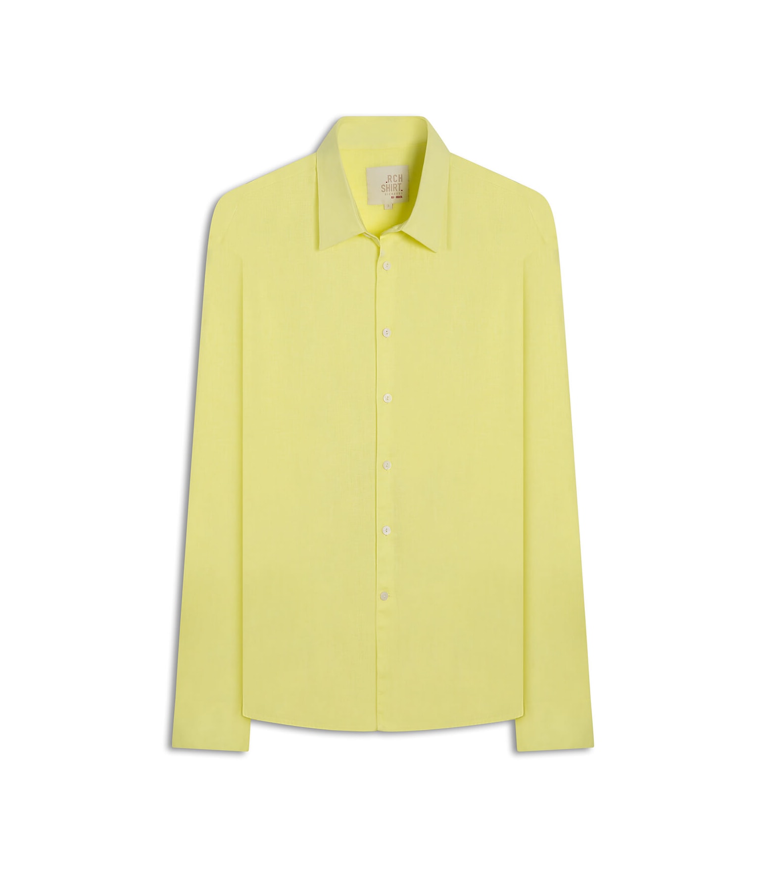 Camisa Linho Blend Amarelo