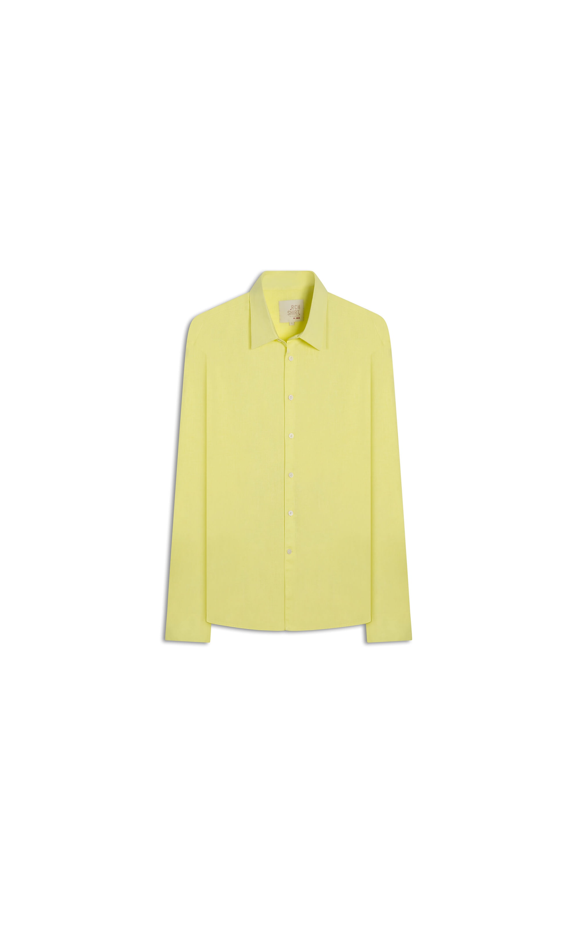 Camisa Linho Blend Amarelo