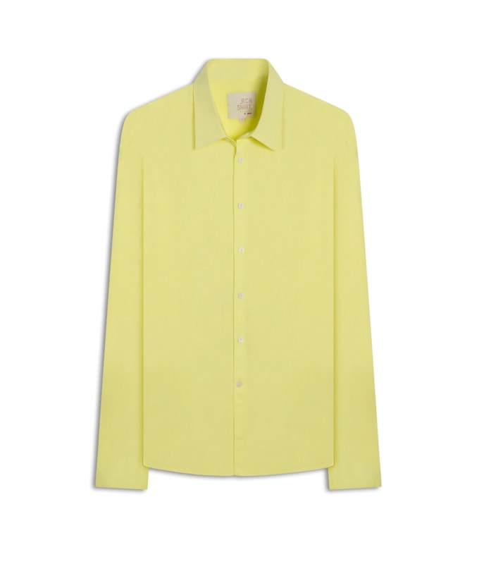 Camisa Linho Blend Amarelo