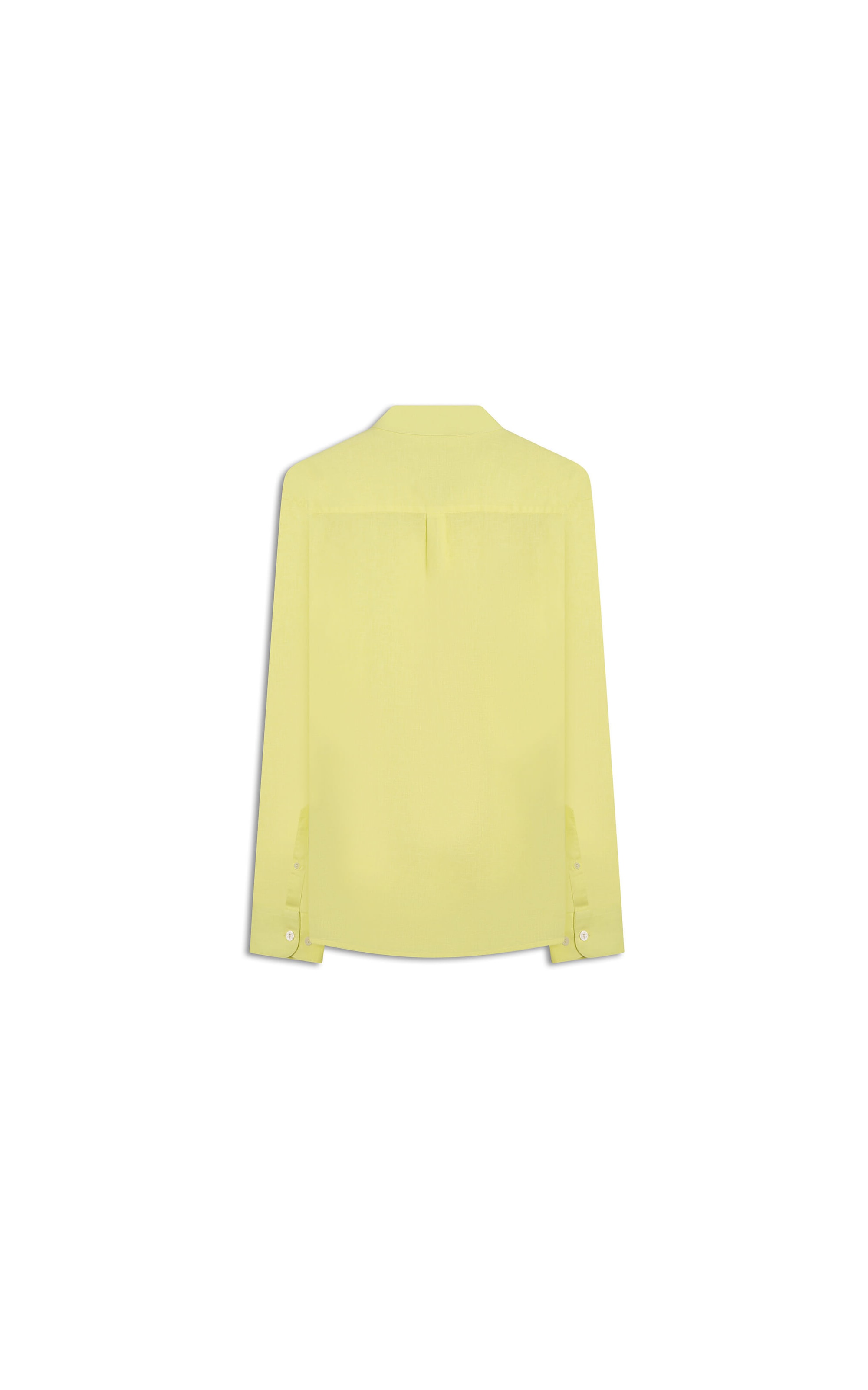 Camisa Linho Blend Amarelo
