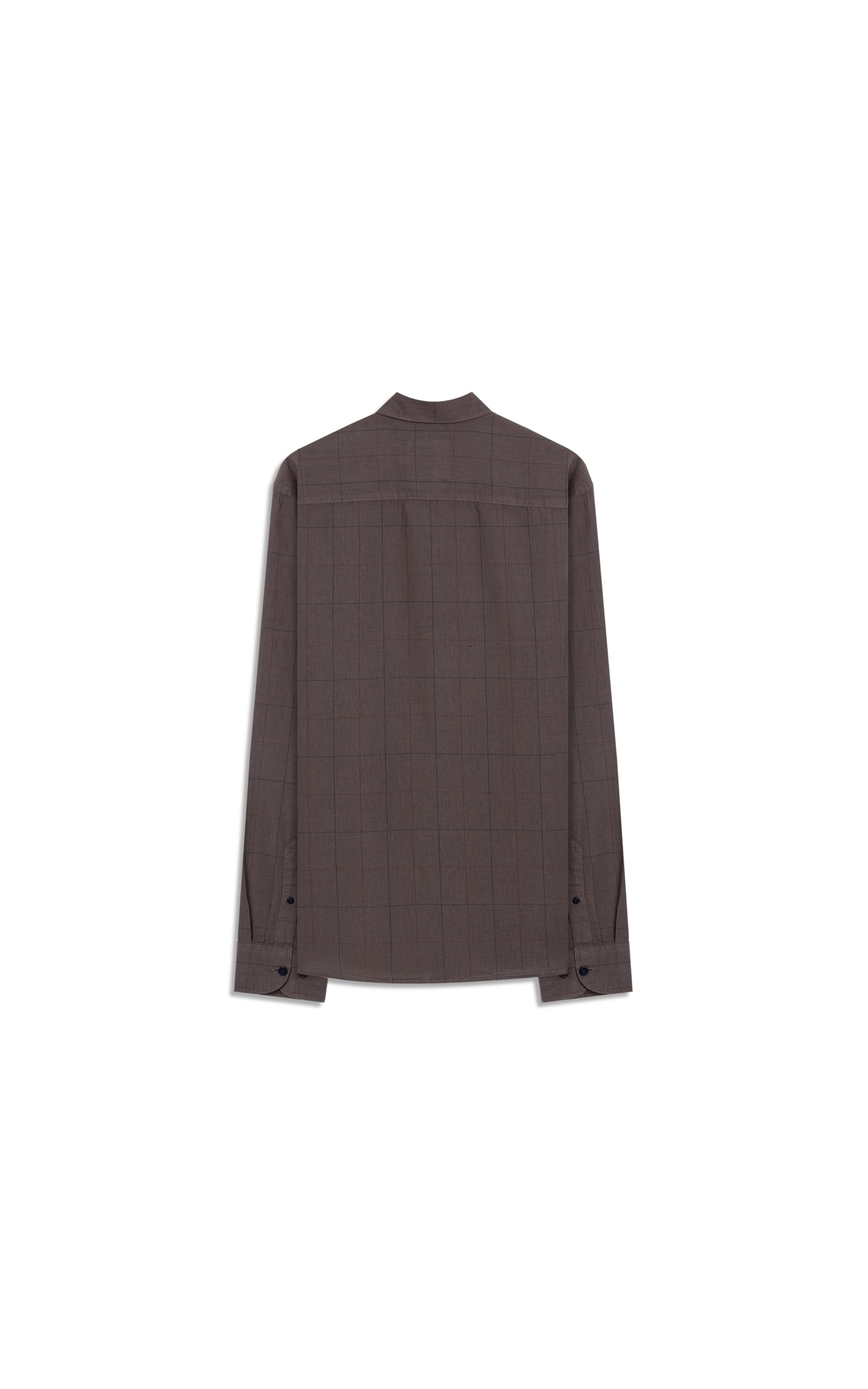 Camisa Linho Blend  Axdrez Carlos Ml Castor
