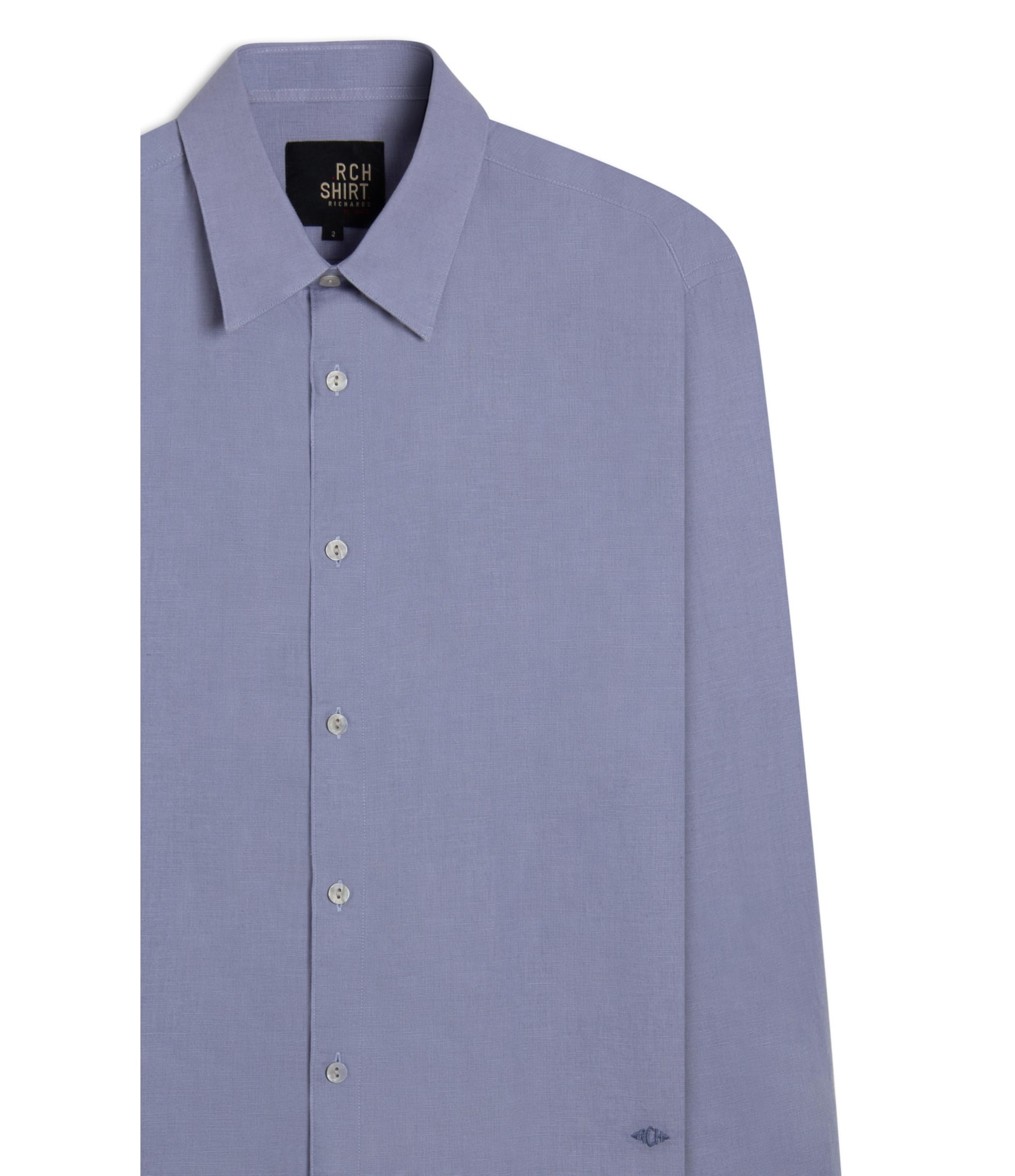 Camisa Linho Blend Azul Claro