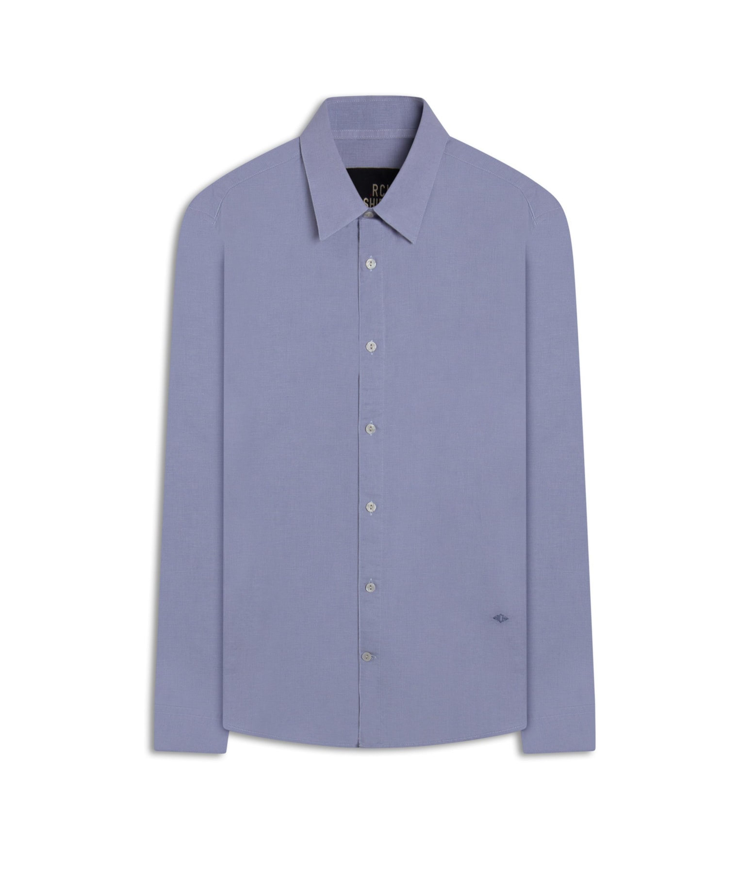 Camisa Linho Blend Azul Claro