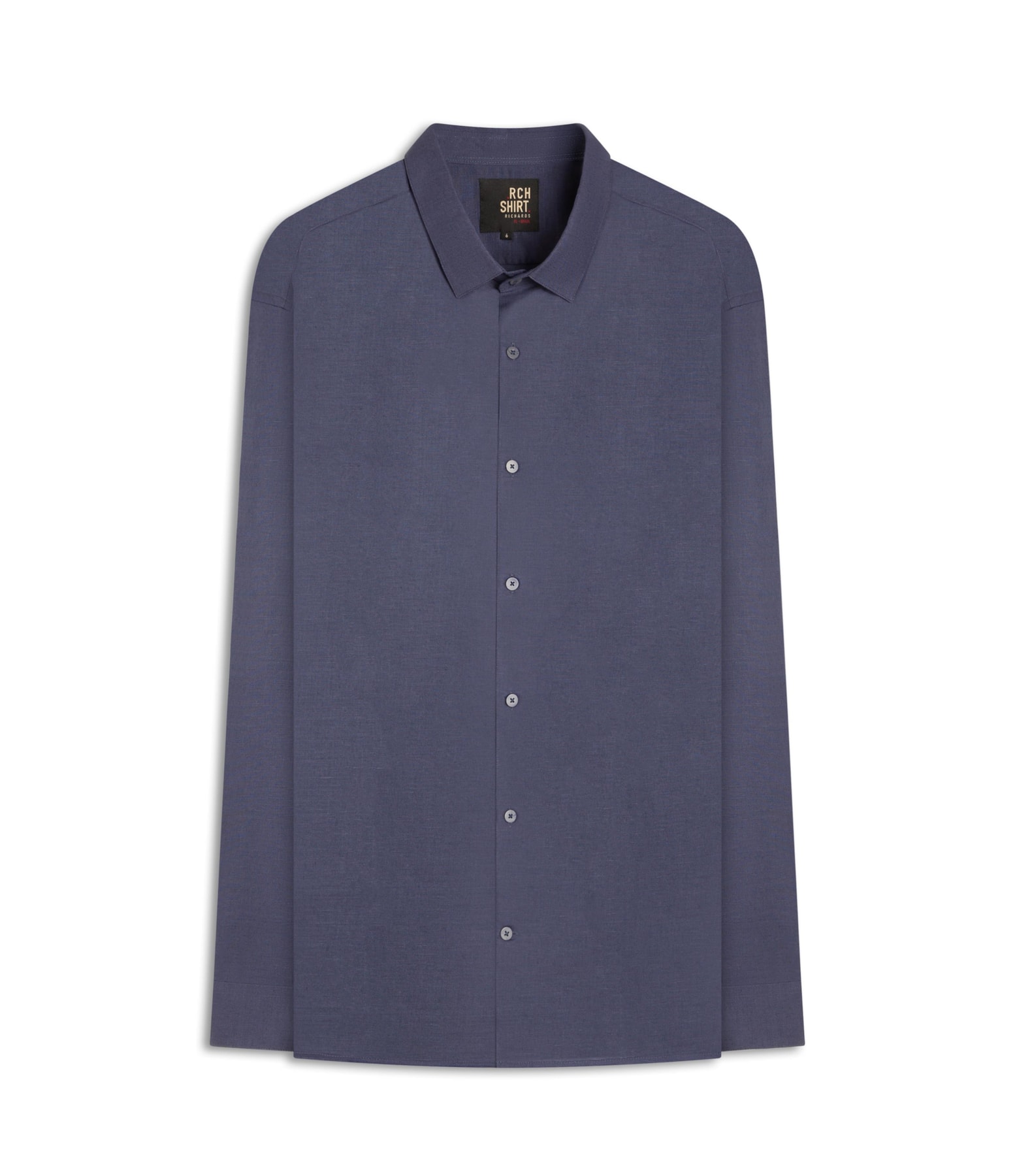 Camisa Linho Blend Azul Jeans