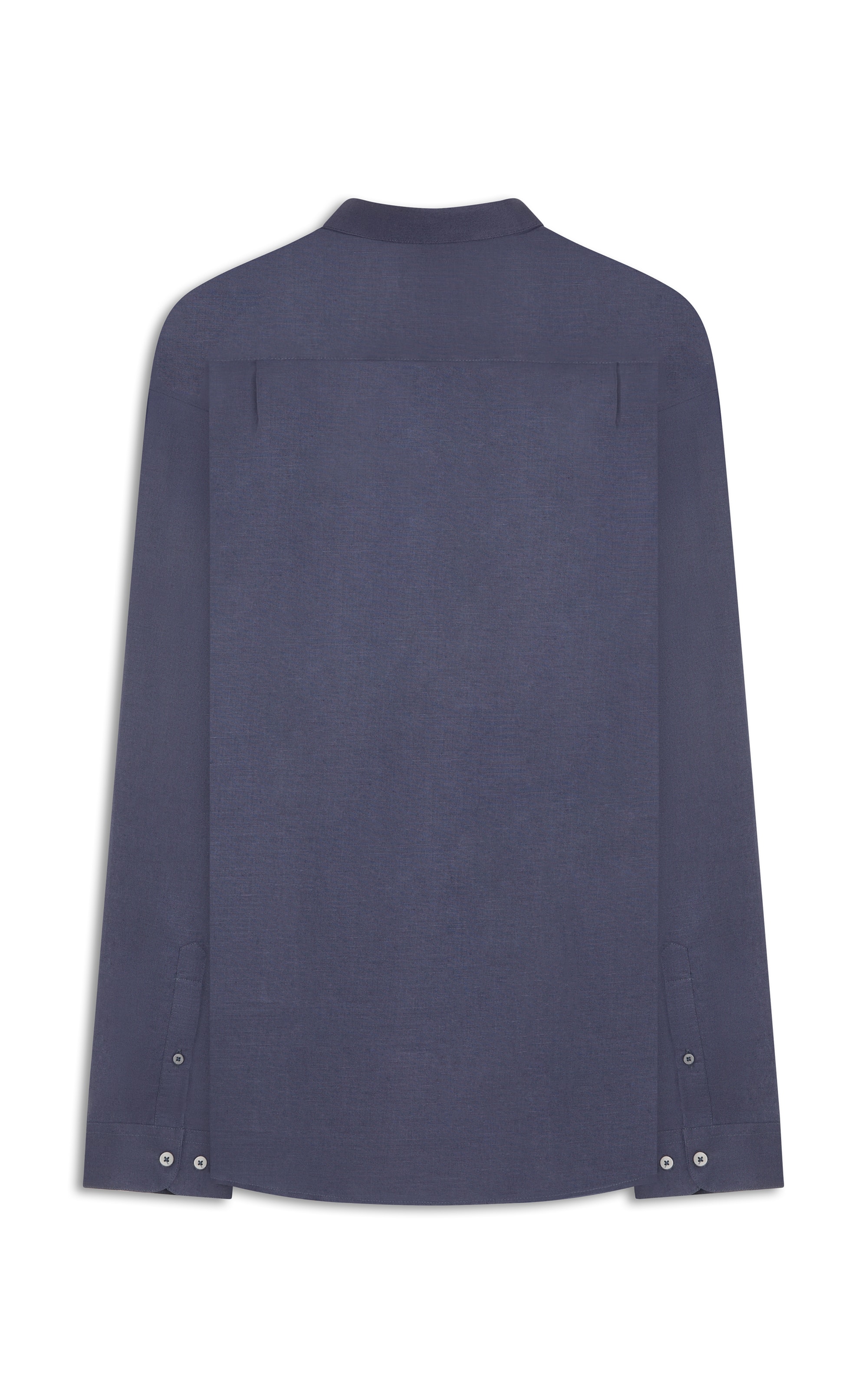 Camisa Linho Blend Azul Jeans