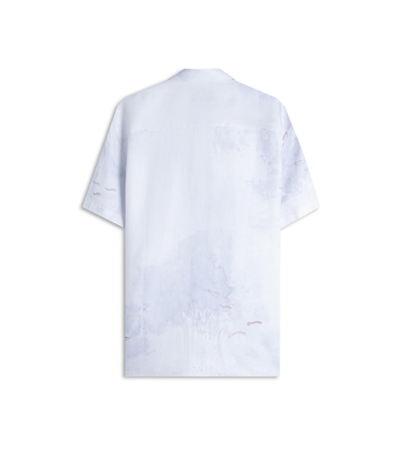 Camisa Linho Blend Deep Ocean Azul Pervante