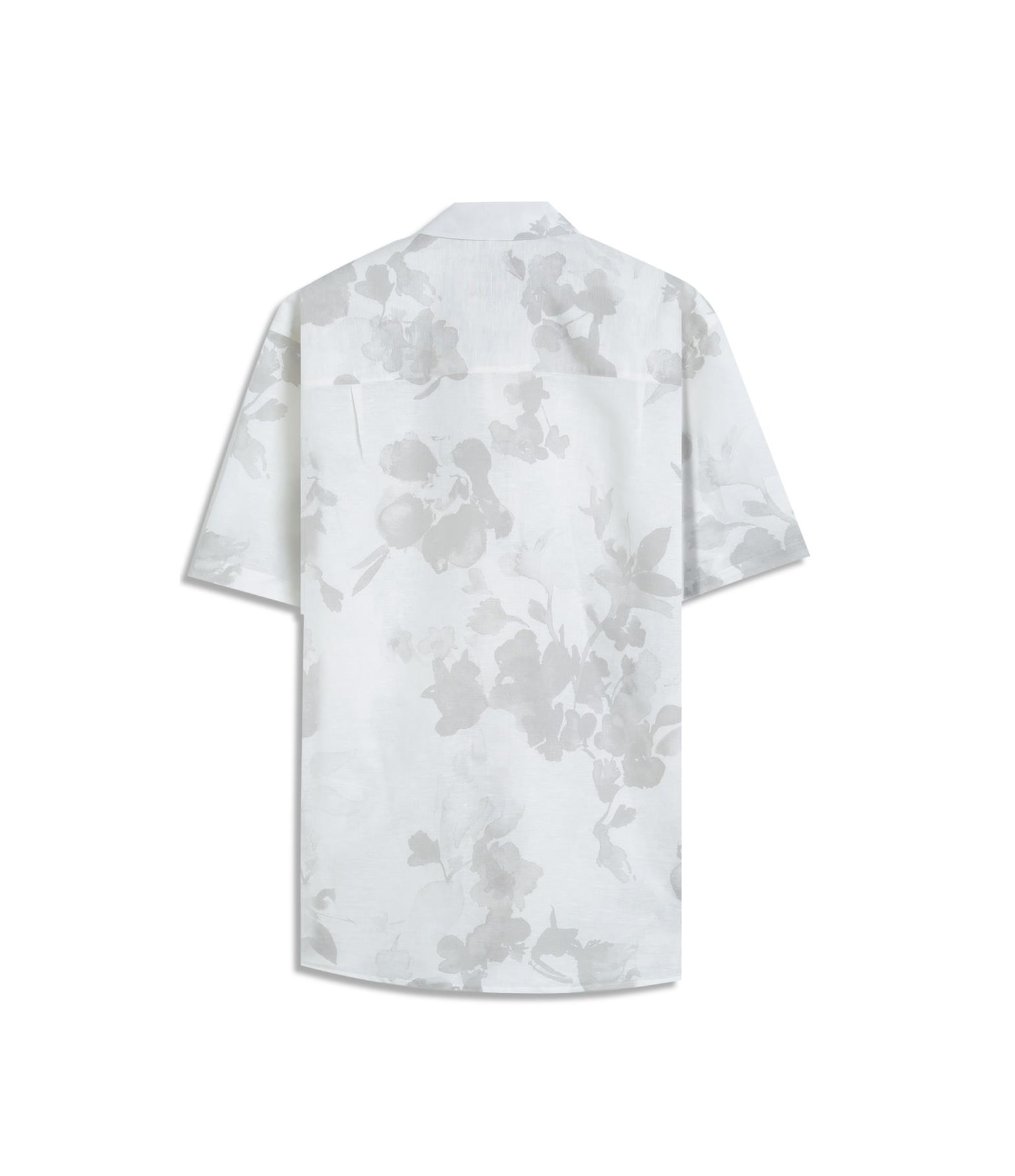Camisa Linho Blend Estampada Water Color Sandy
