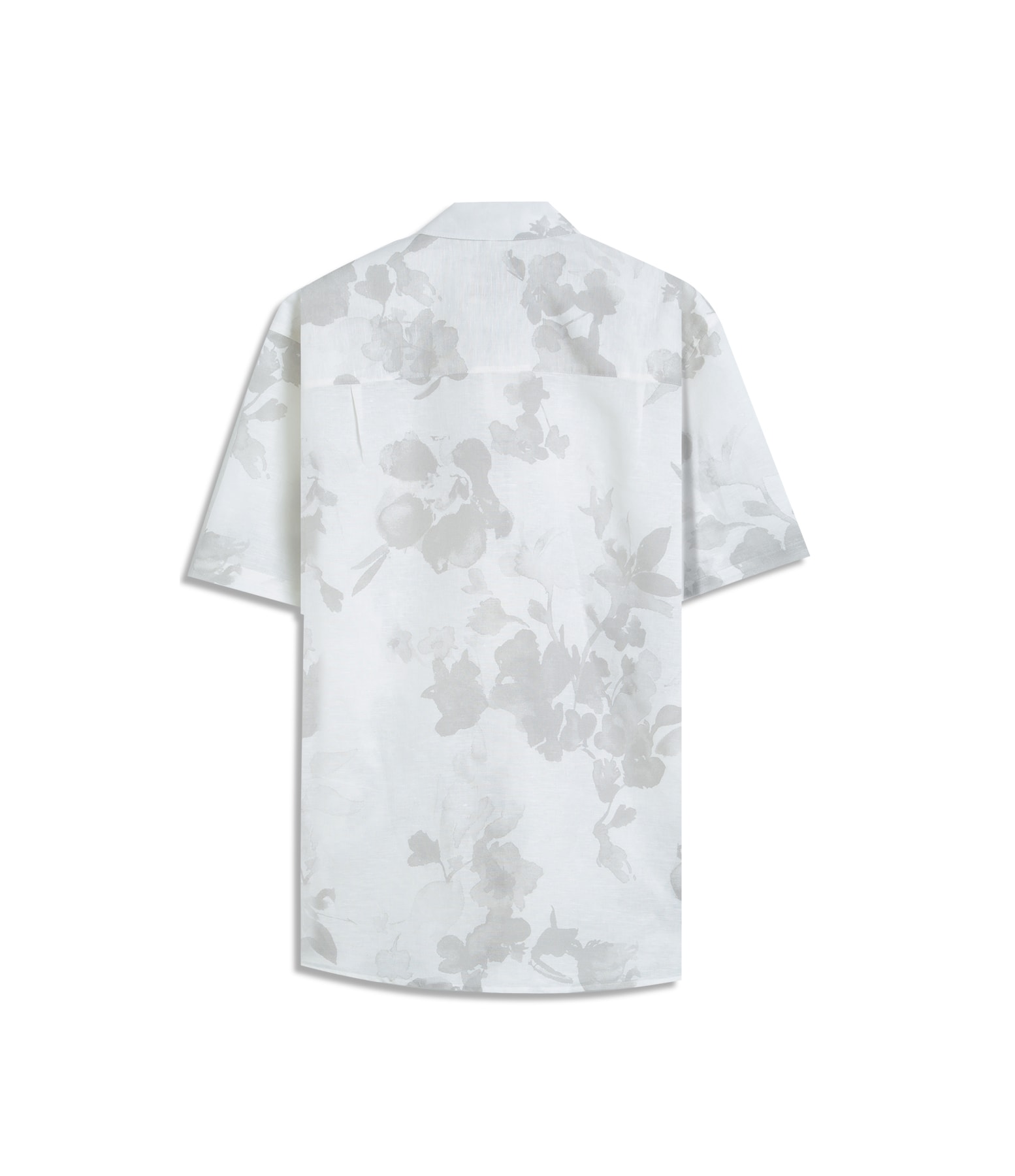 Camisa Linho Blend Estampada Water Color Sandy