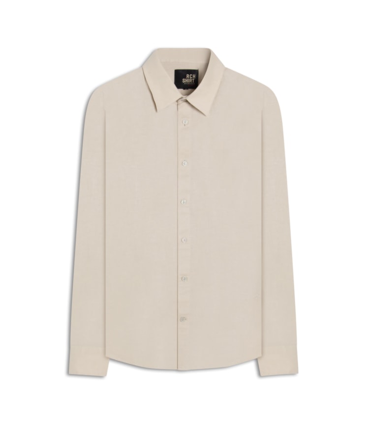 Camisa Linho Blend Gelo
