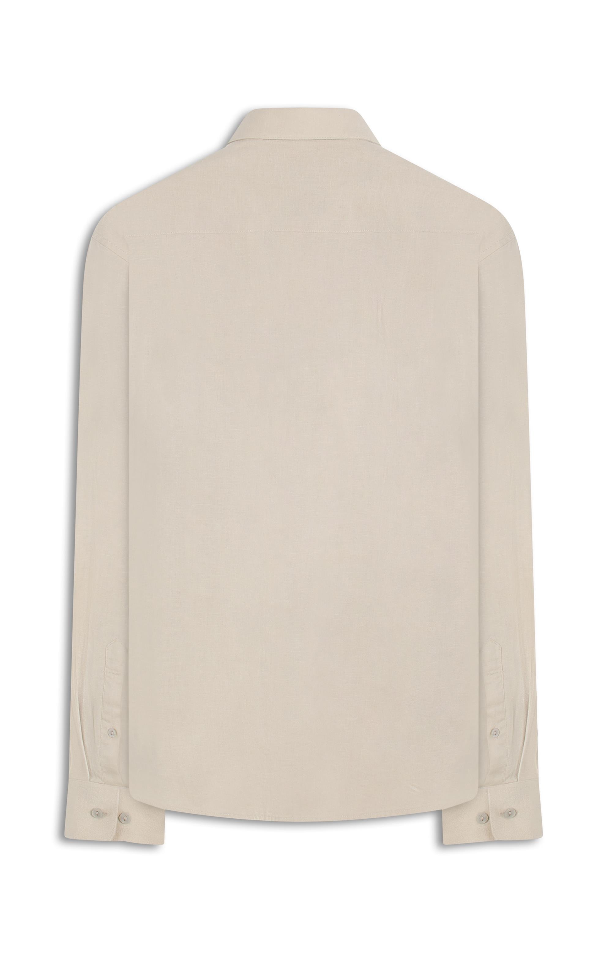 Camisa Linho Blend Gelo