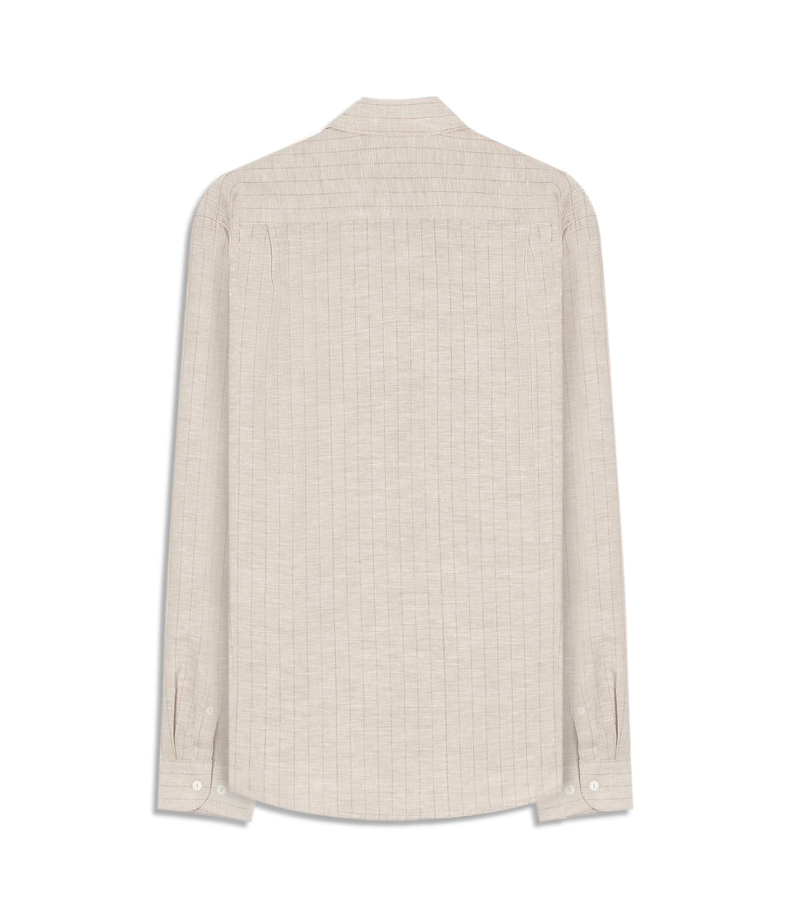 Camisa Linho Blend Listrado Dario Natural