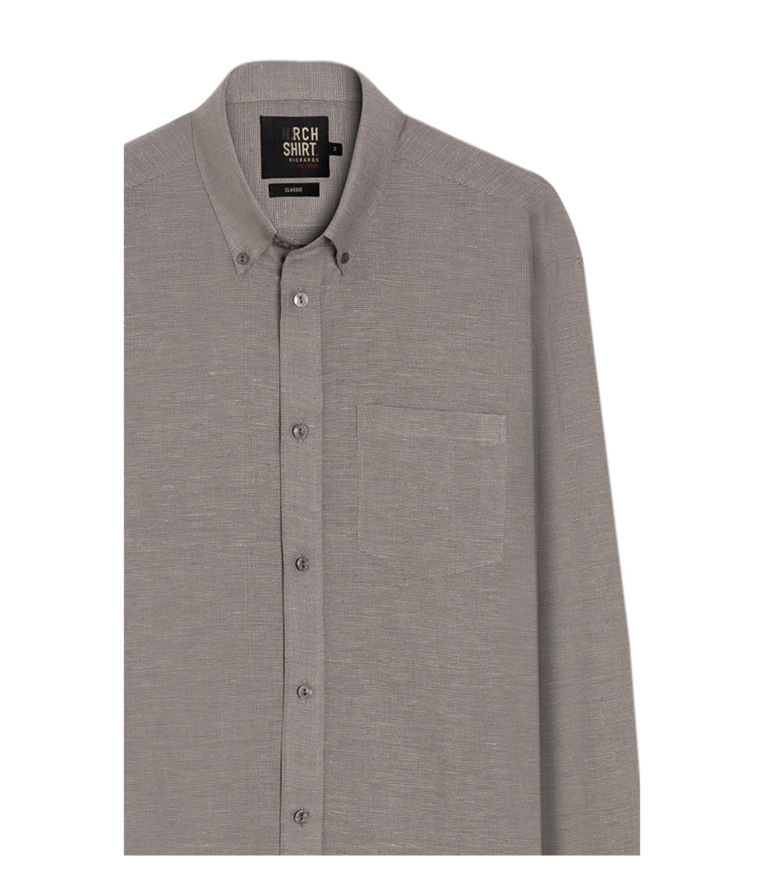 Camisa Linho Blend  Marco Ml Marrom